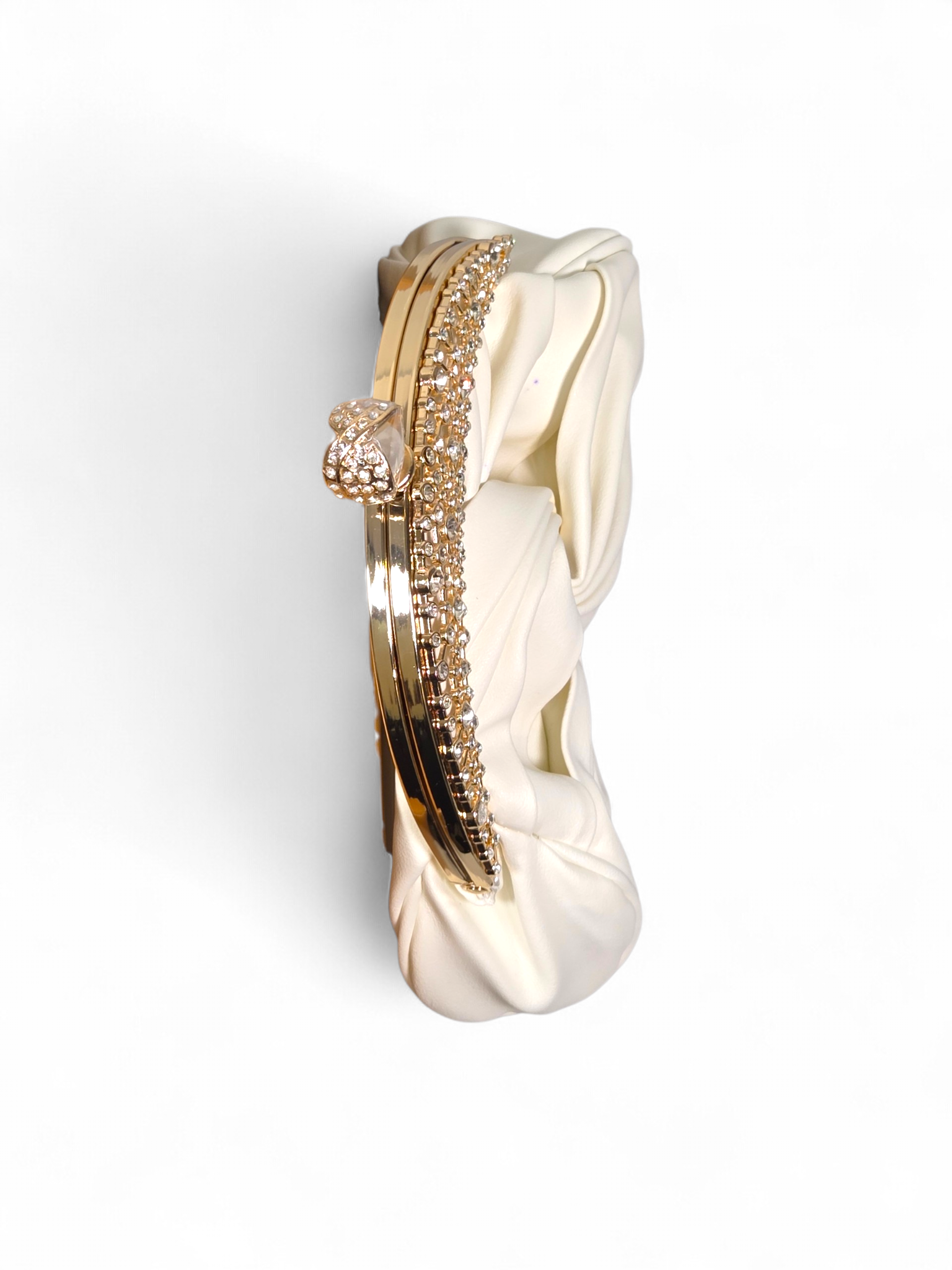 Bolsa Clutch Cristal Branco 1074
