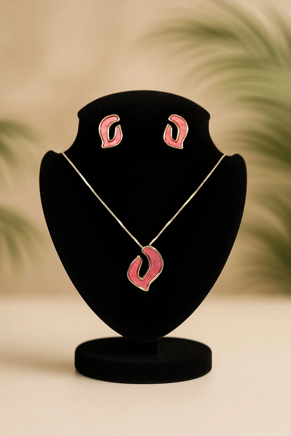 Conjunto Elegancia Rosa 003
