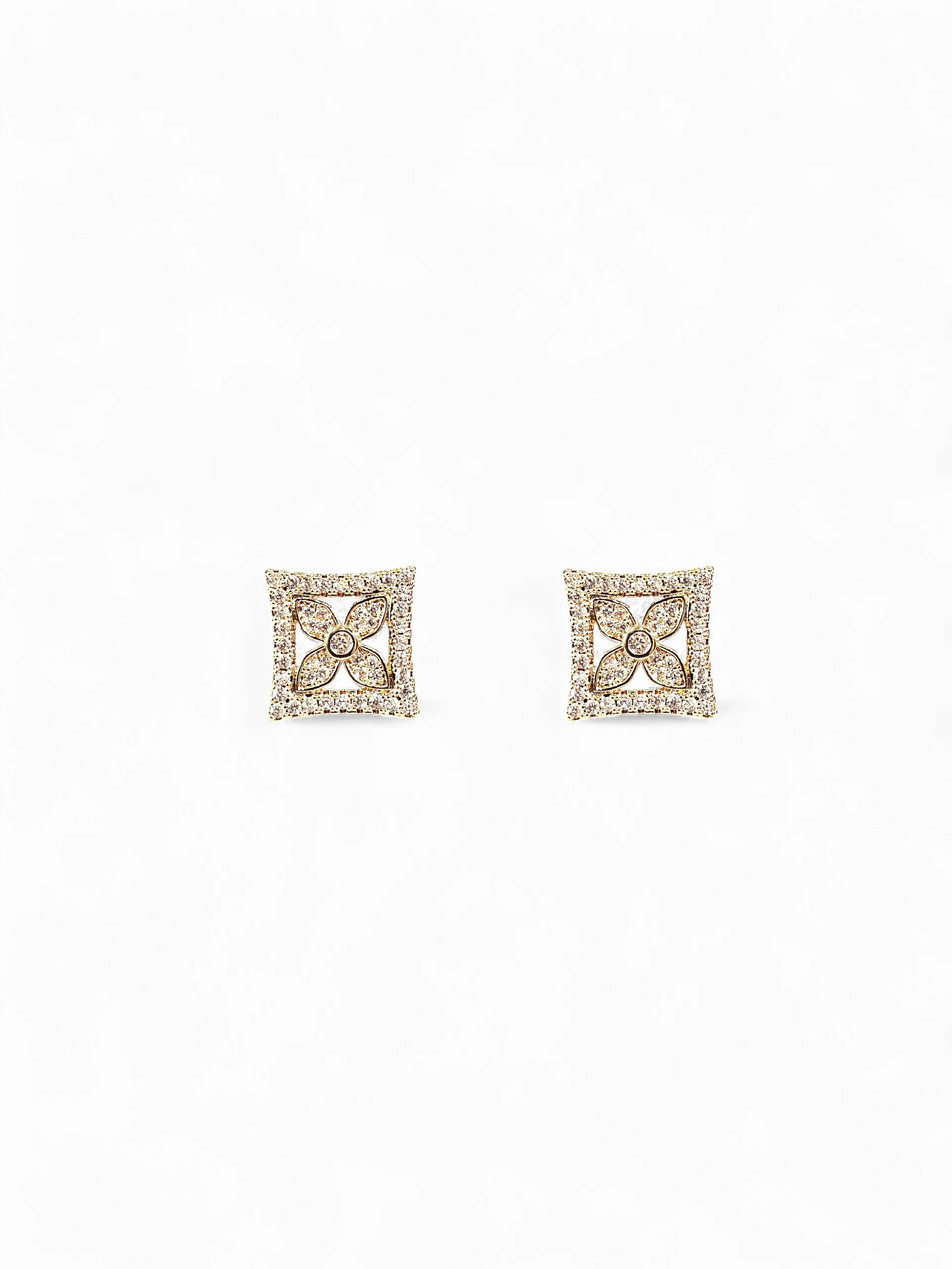Brinco Zirconia Dourado 019