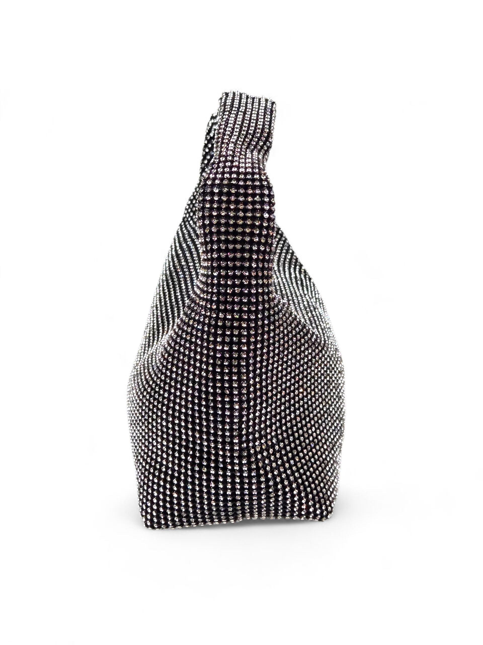 Bolsa Luxo Cristal Preto 1042