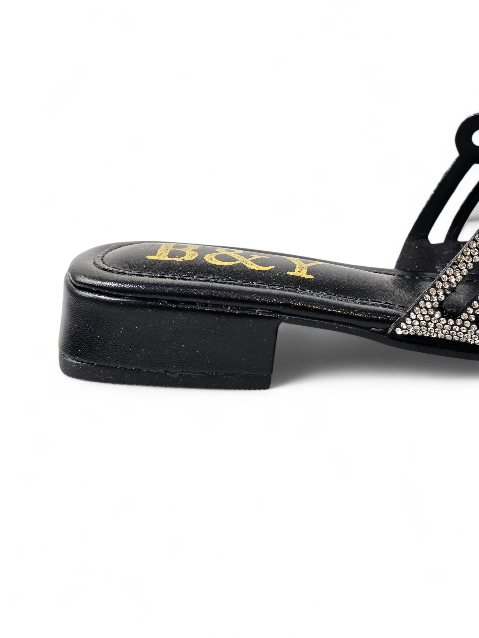 Tamanco 3001 Preto Salto Baixo