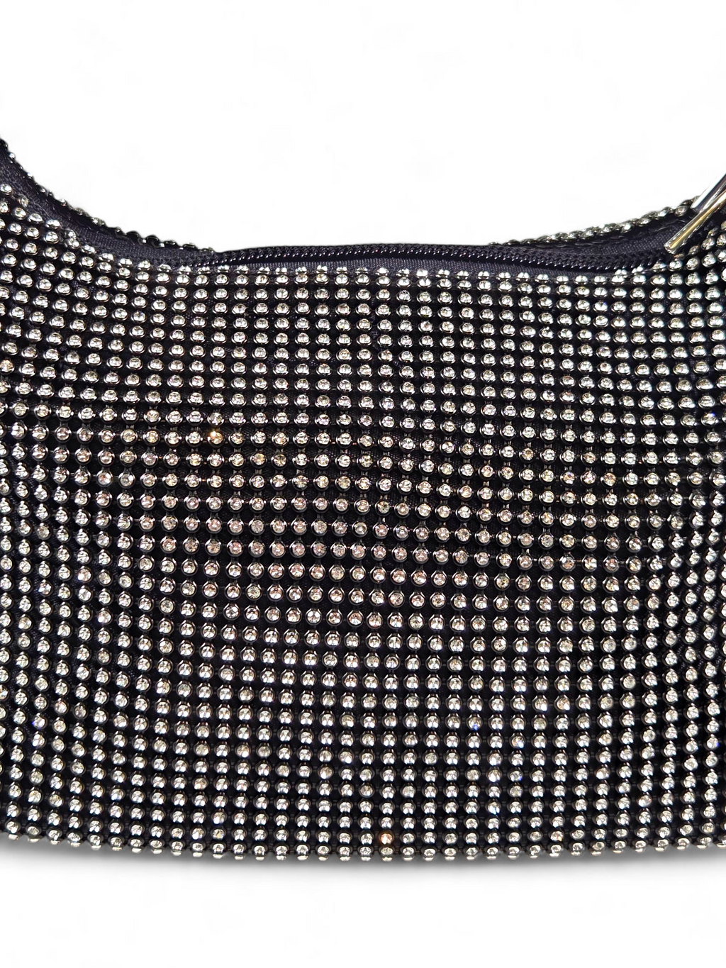 Bolsa Luxo Cristal Preto 1042