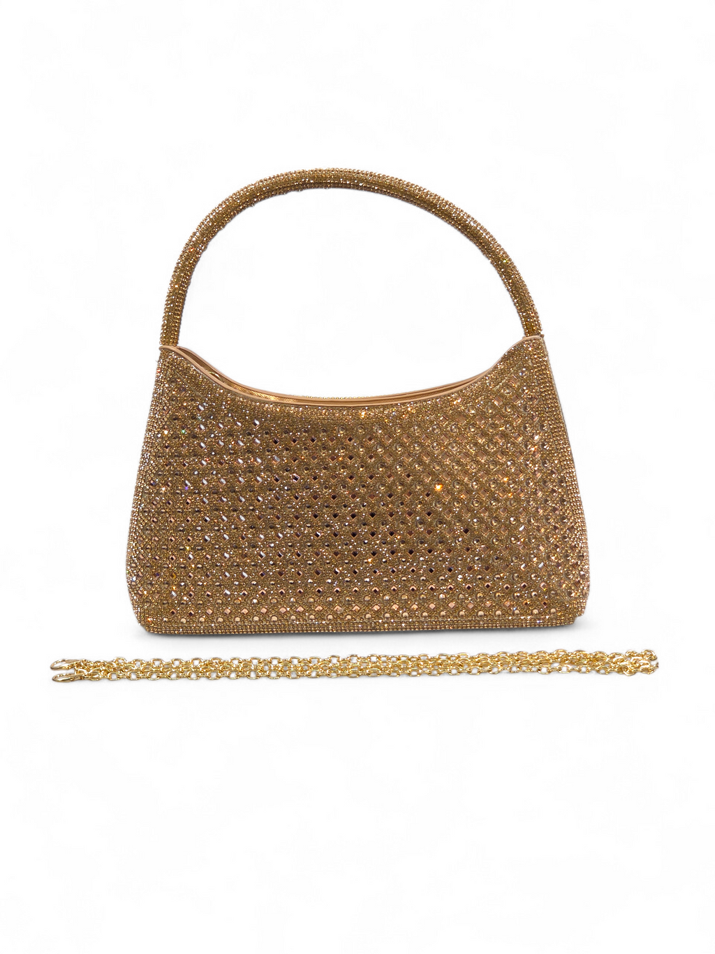 Bolsa Clutch Cristal Champagne 1065