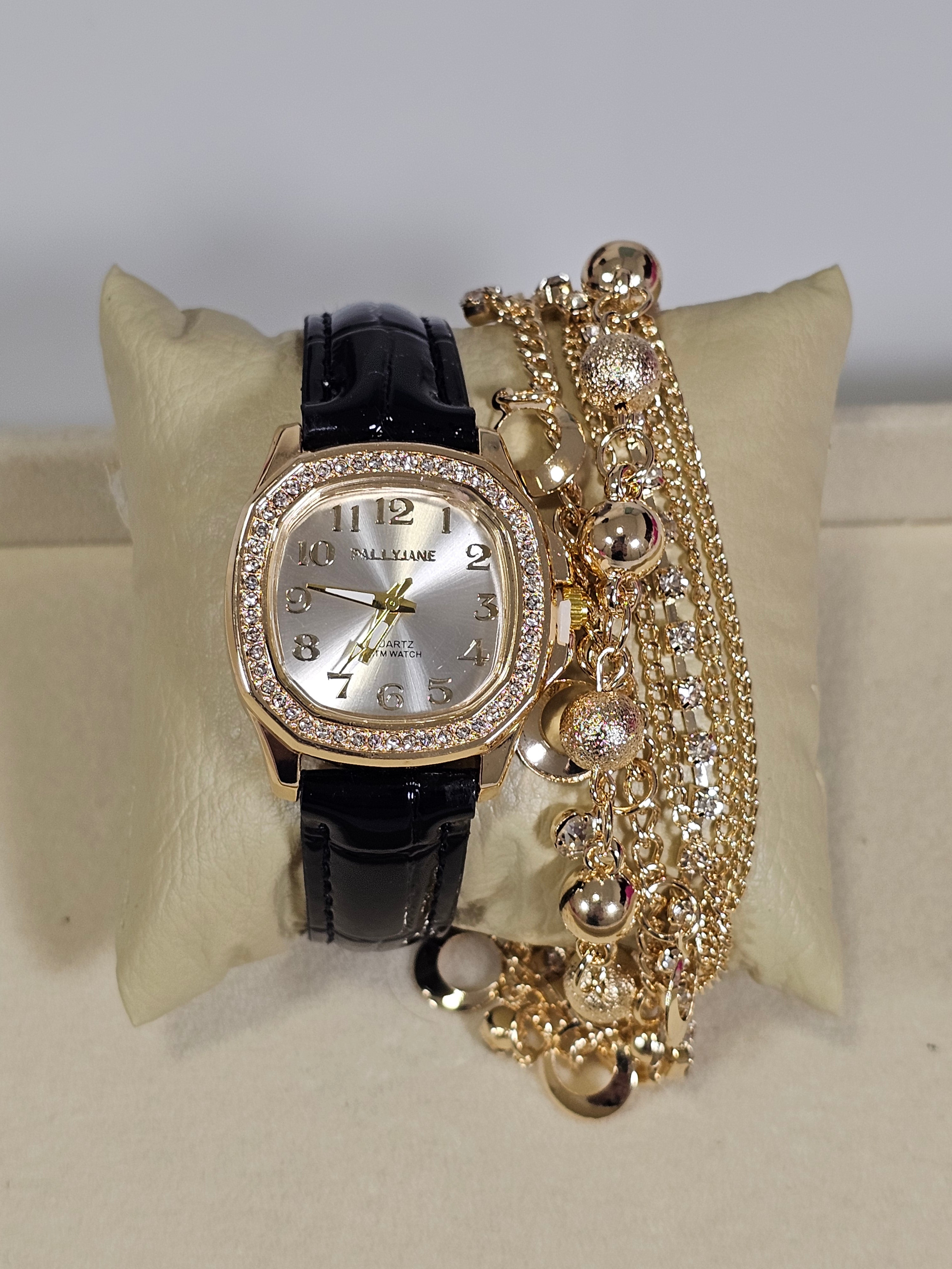 Relógio Prova d’Água com Pulseira Folheada 013