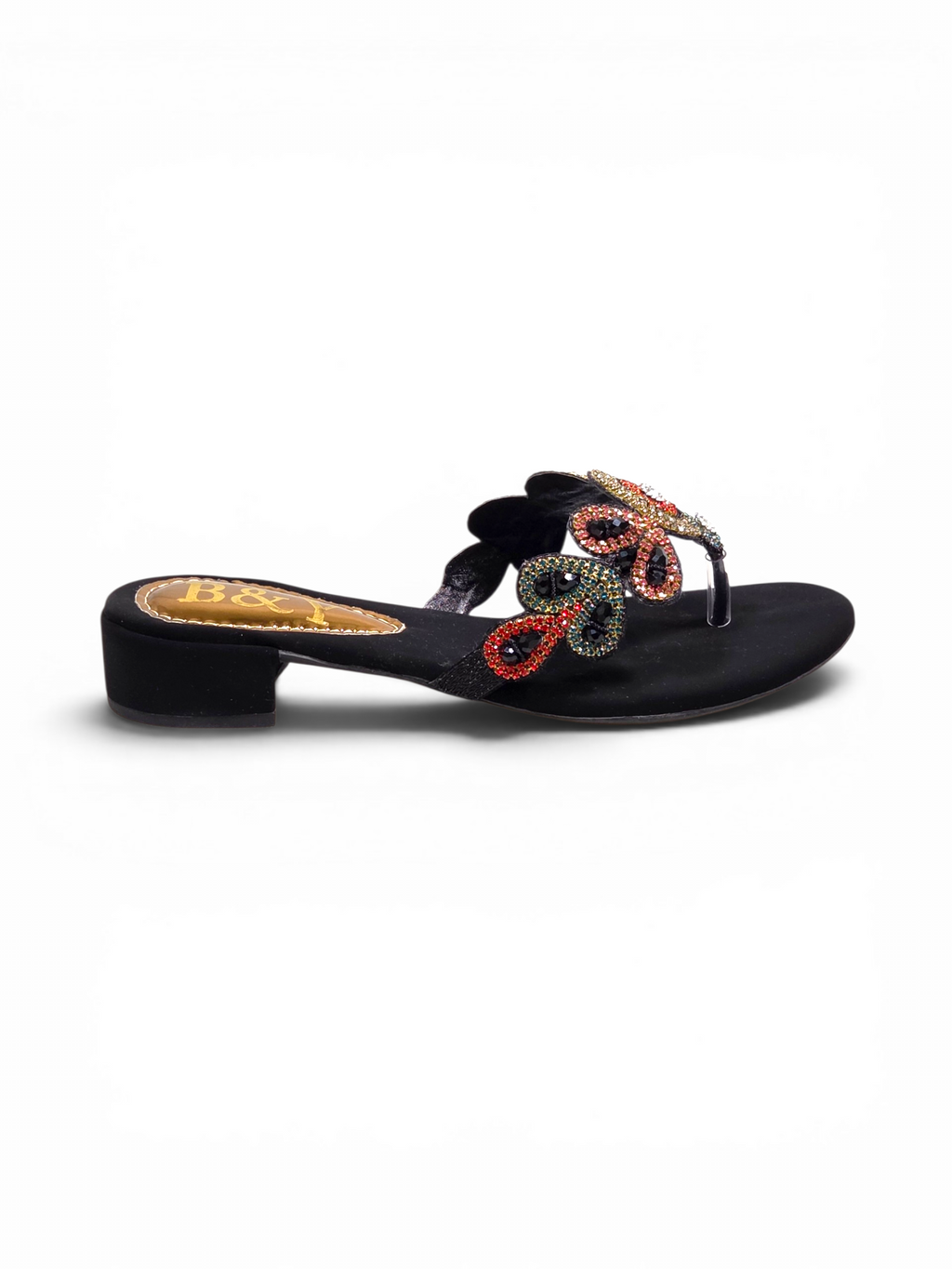 Chinelo 4020 Preto Salto Bloco 3 cm