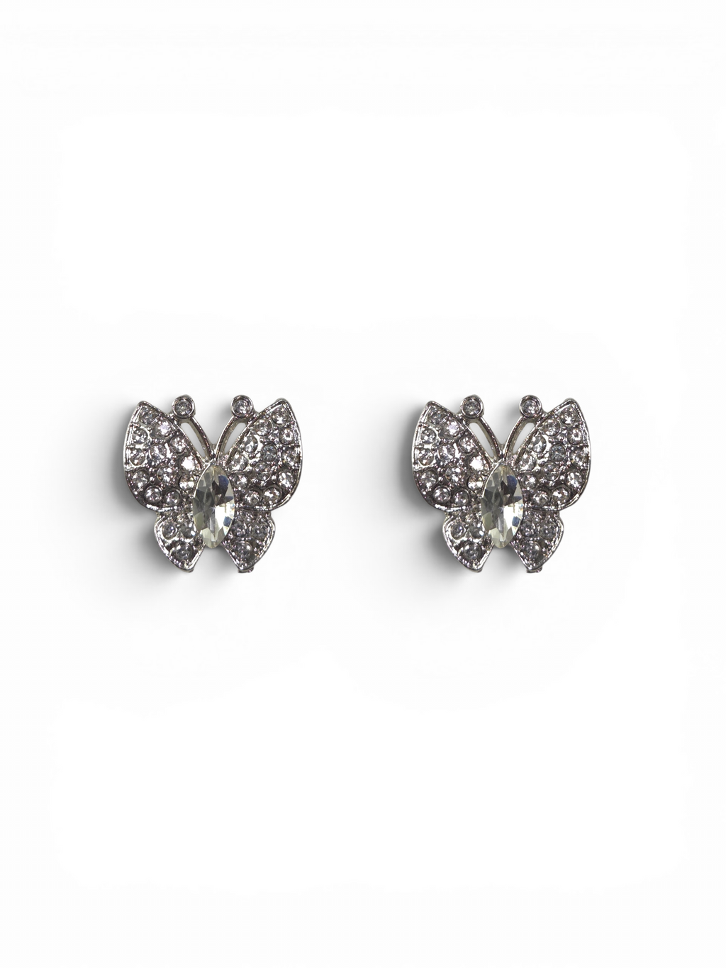 Brinco Cristal Zirconia Prata #2046