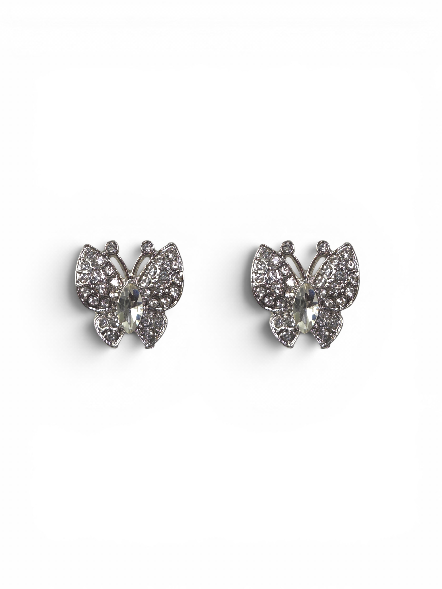 Brinco Cristal Zirconia Prata #2046