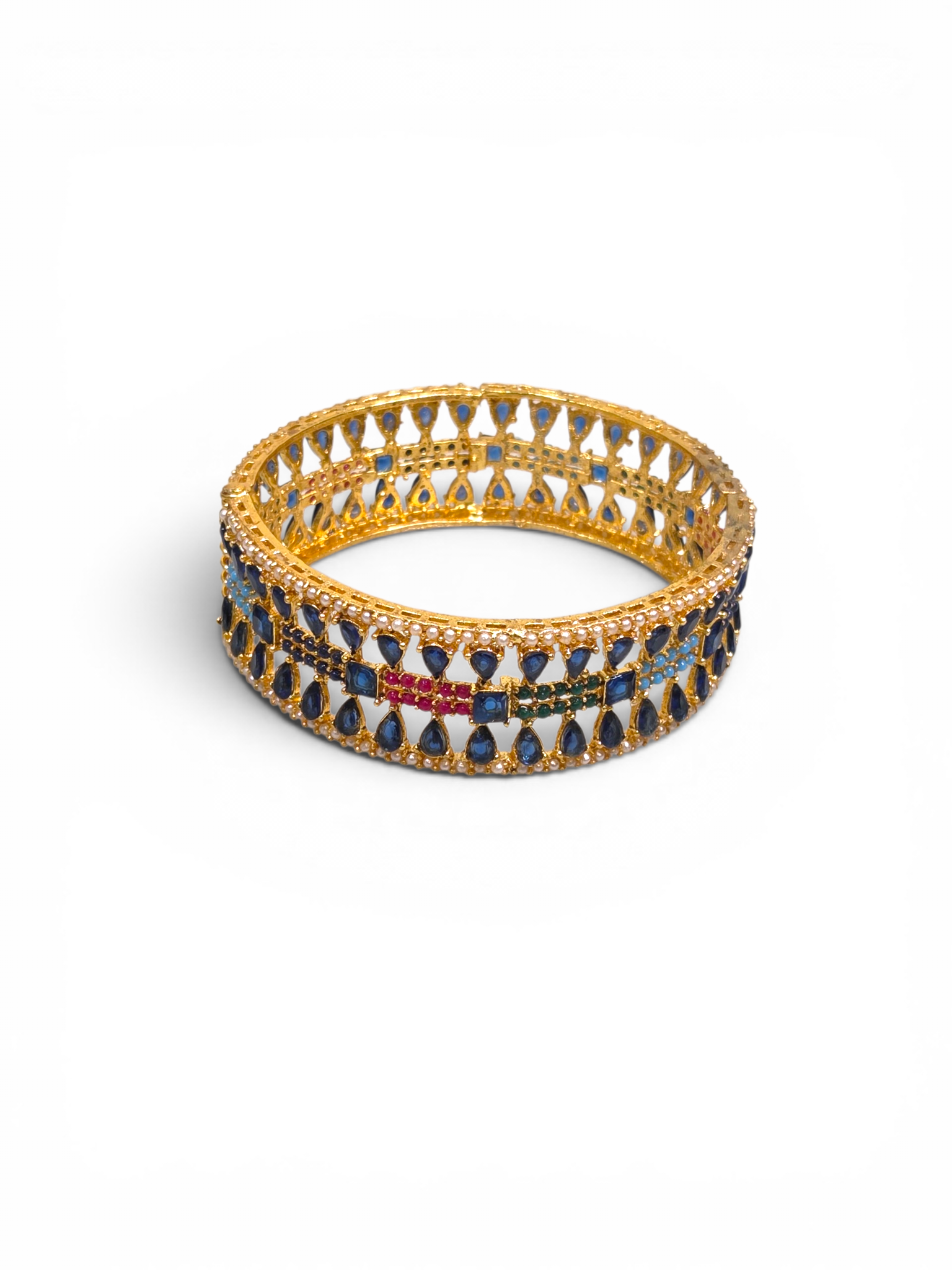 Bracelete Folheado Semi Joia Dourado #2001