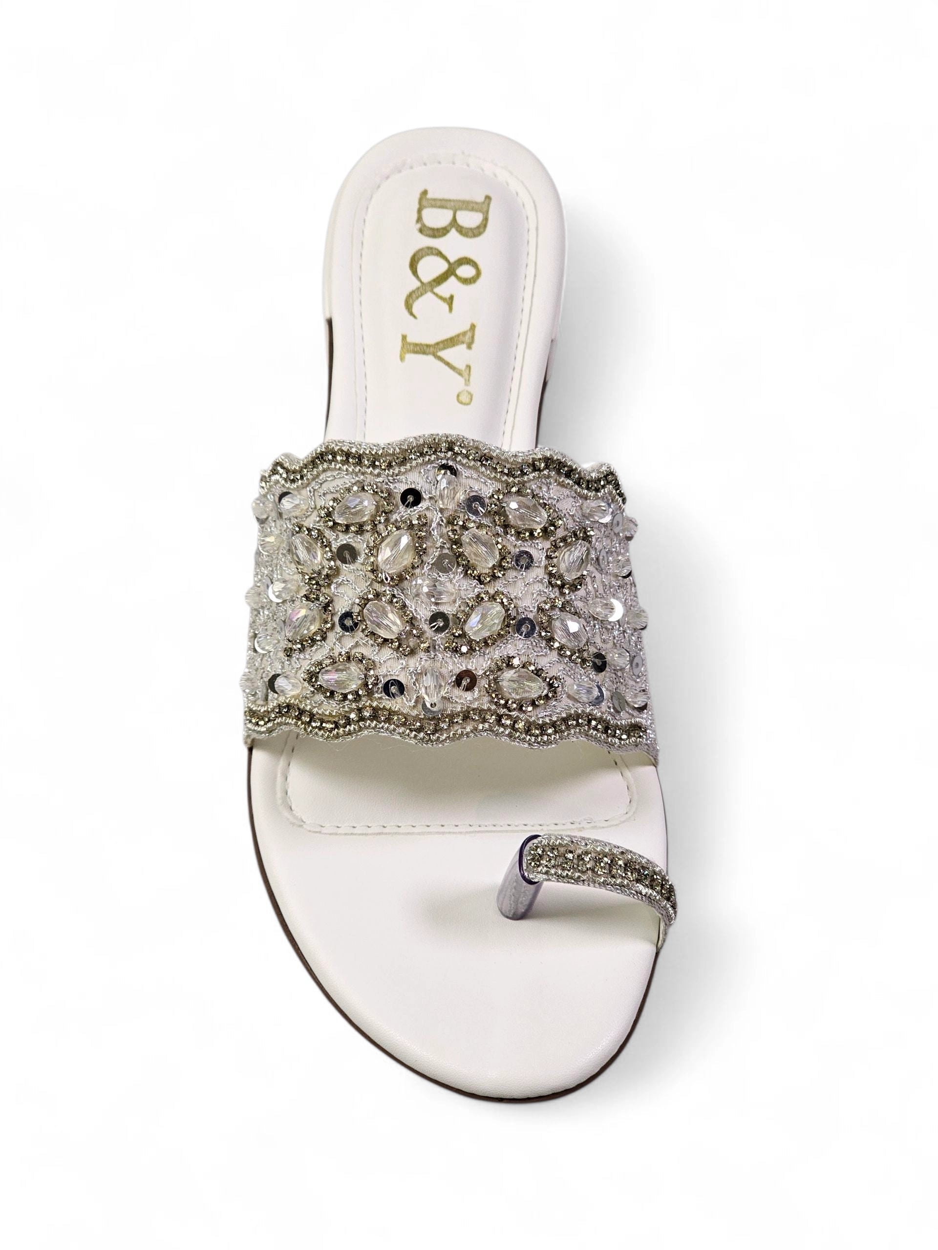 Tamanco 9430 Branco Salto Bloco