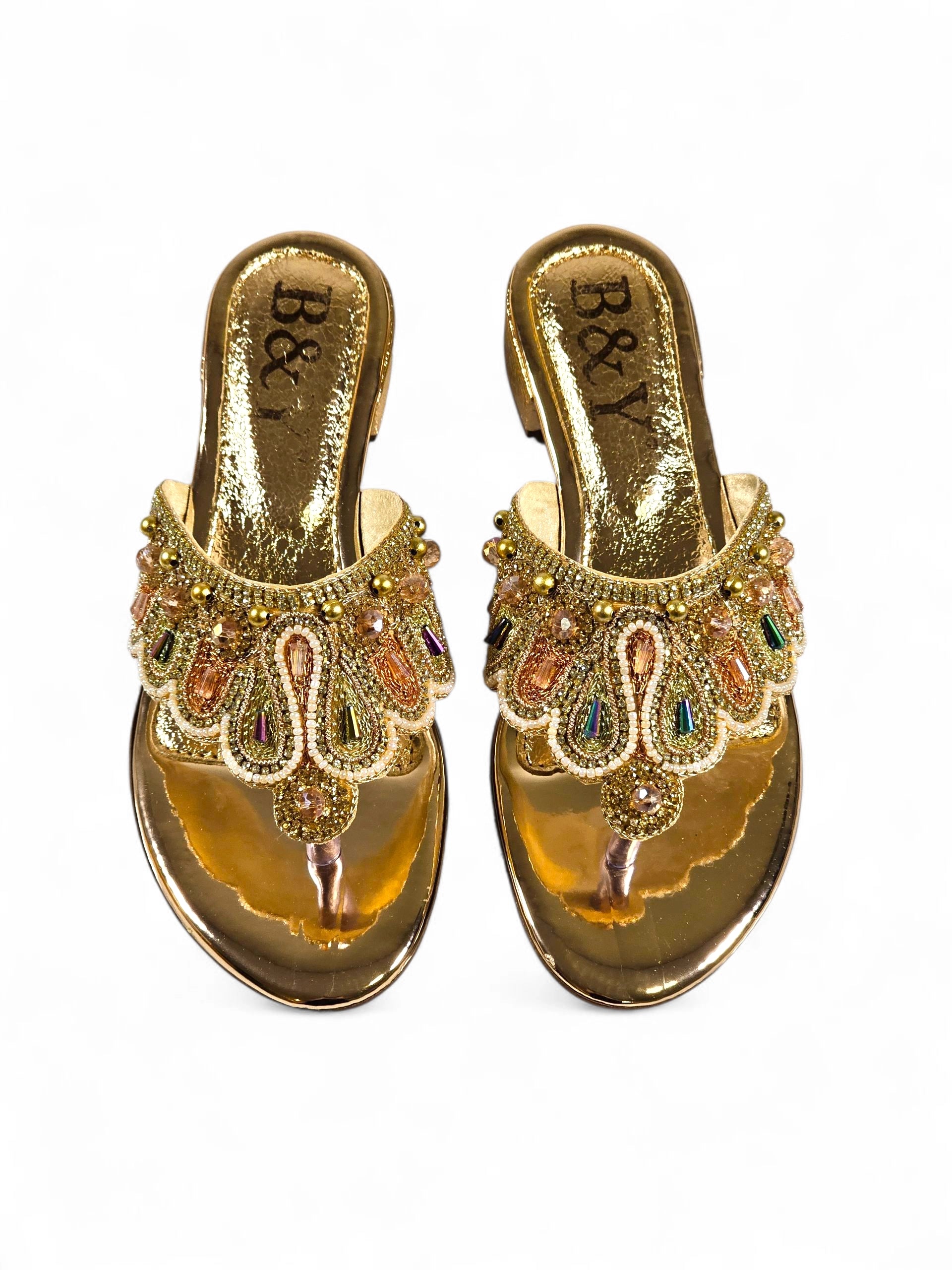 Chinelo 9622 Bronze Salto Bloco