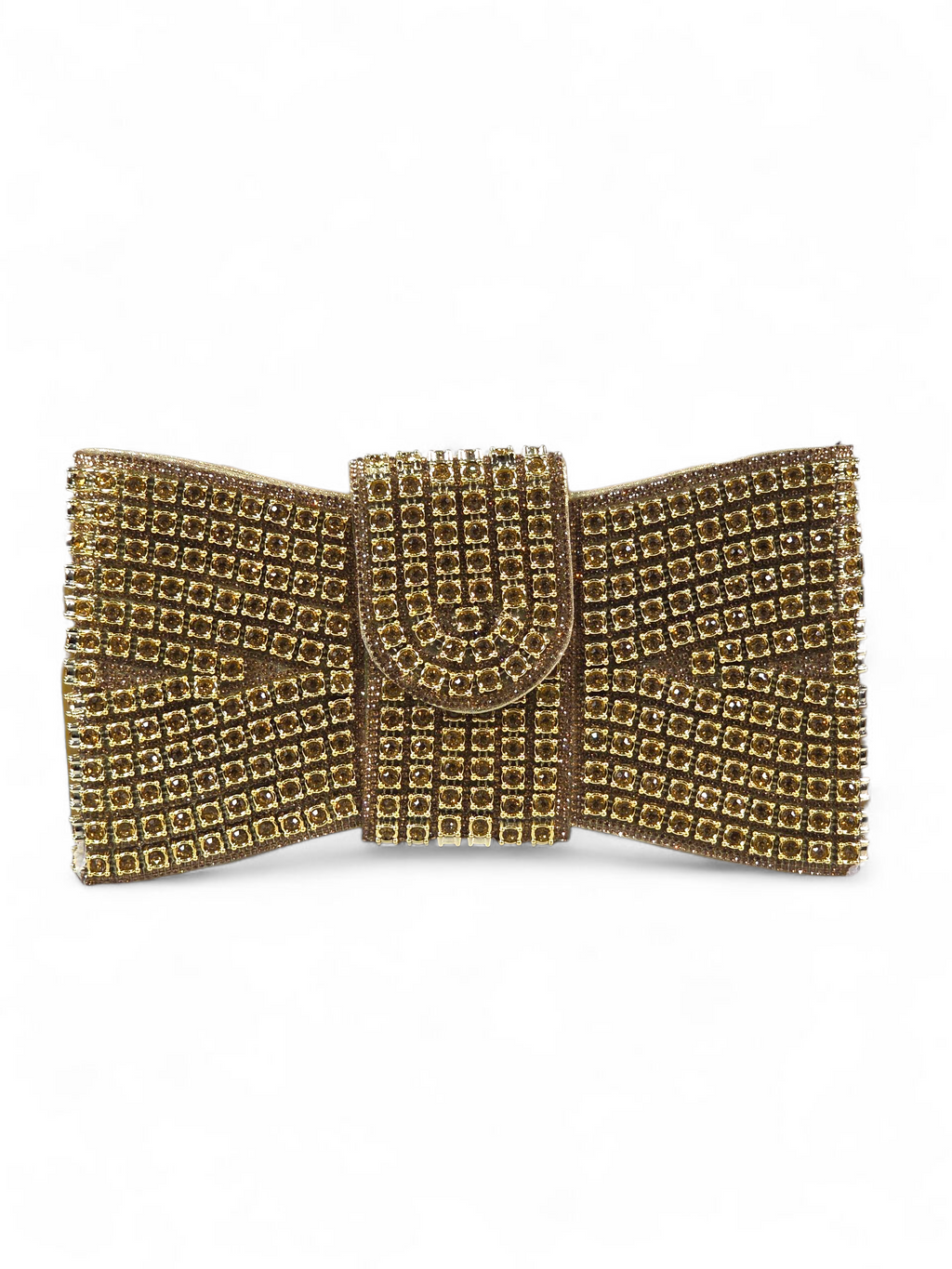 Carteira Luxo Cristal Dourada 1039