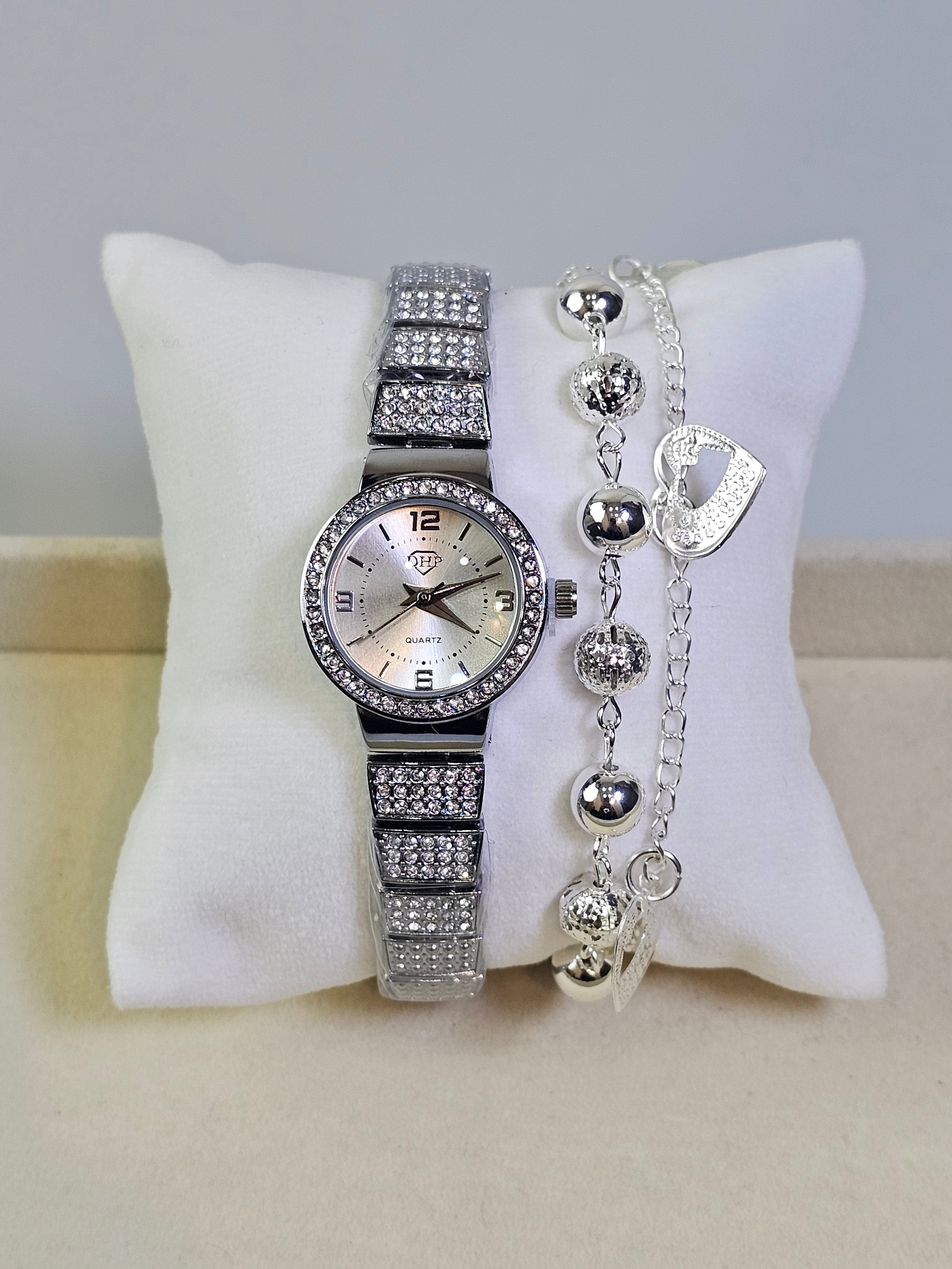 Relógio Prova d’Água com Pulseira Folheada 029