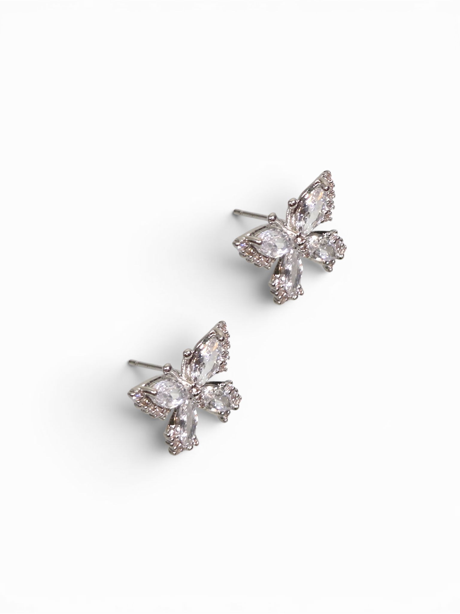 Brinco Cristal Zirconia Prata #2023