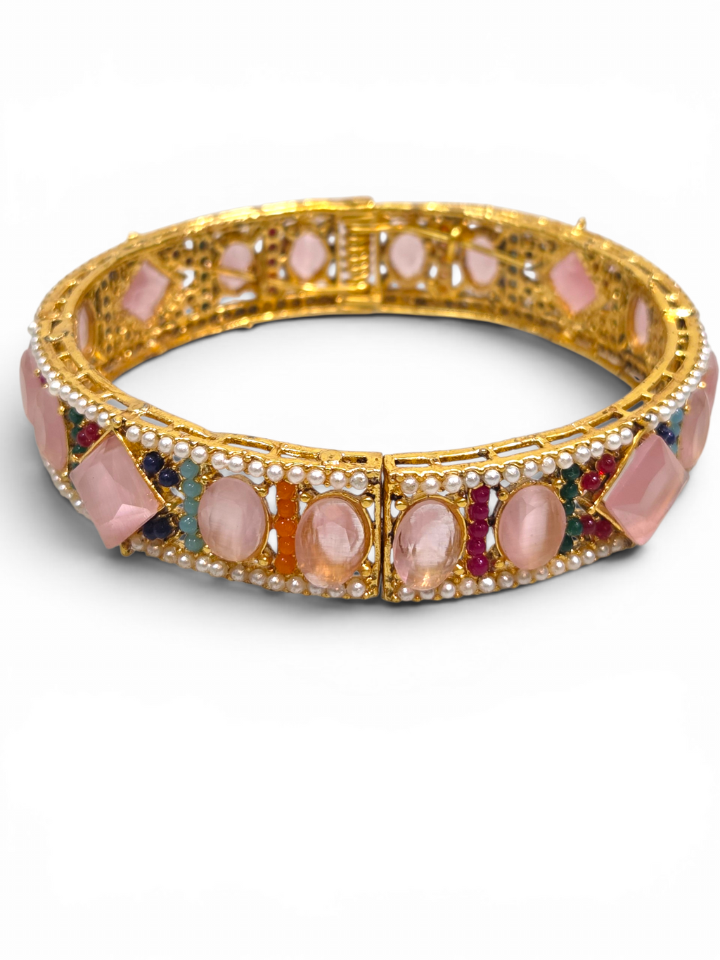 Bracelete Folheado Semi Joia Dourado #2022