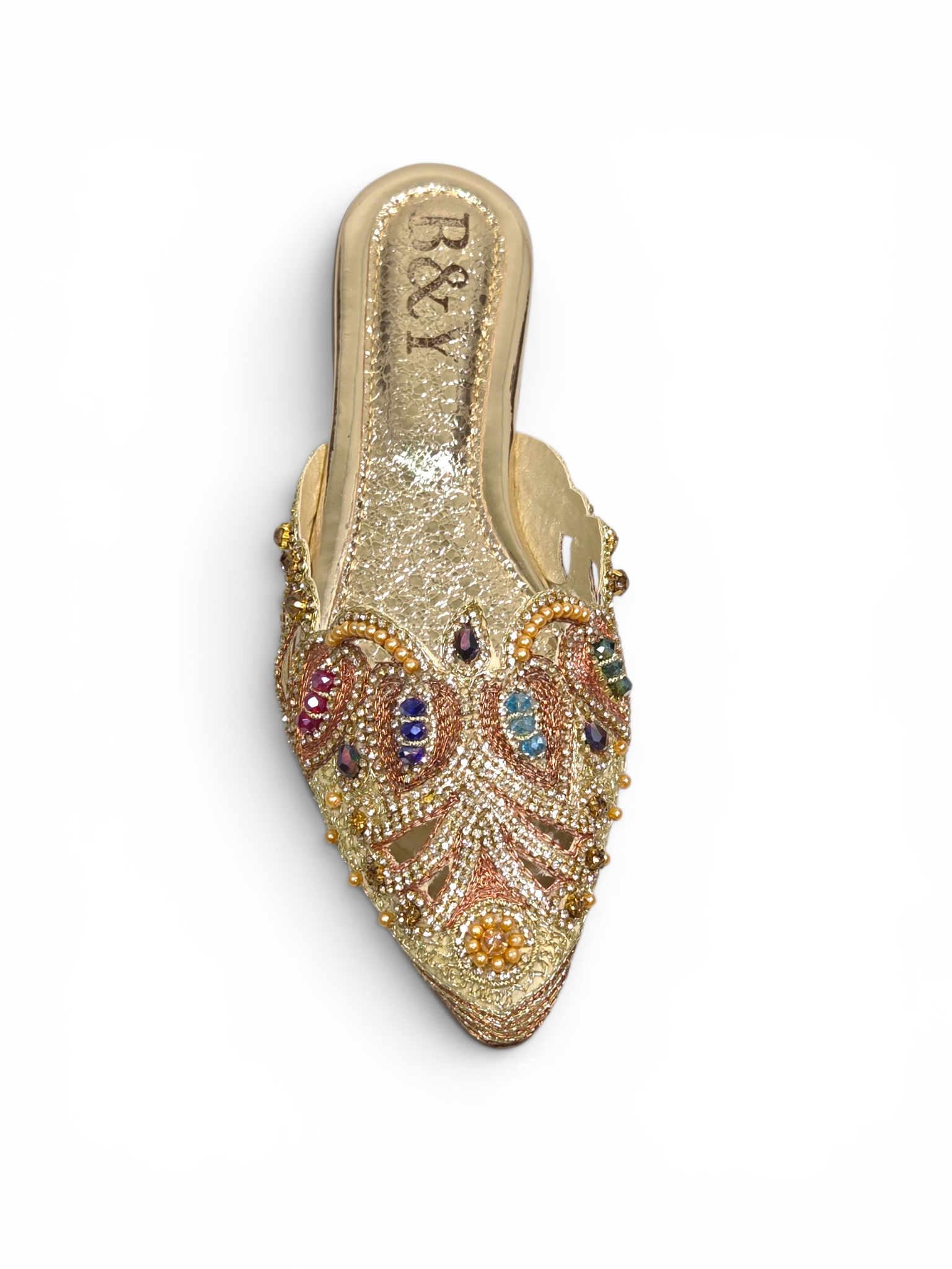 Mule 9518 Dourado Sem Salto