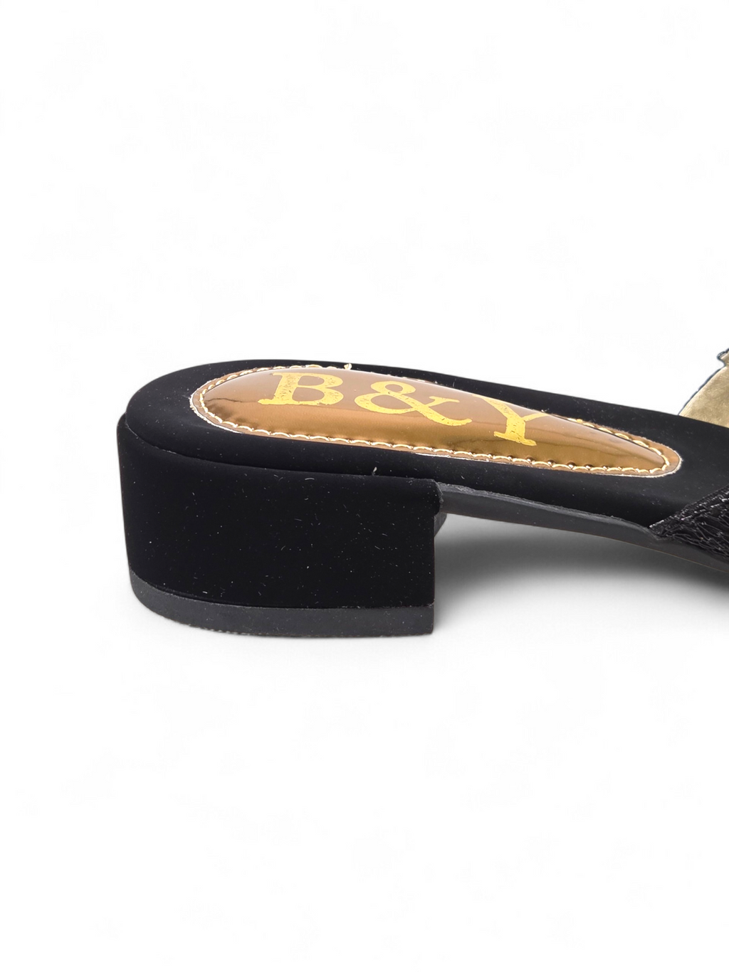 Tamanco 9780 Preto Salto Bloco 3 cm