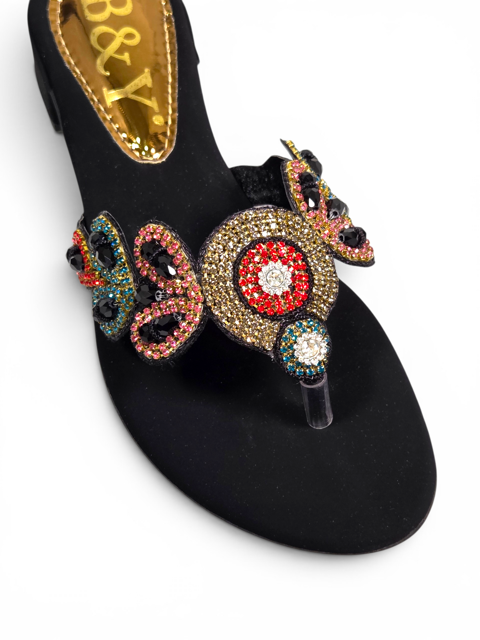 Chinelo 4020 Preto Salto Bloco 3 cm
