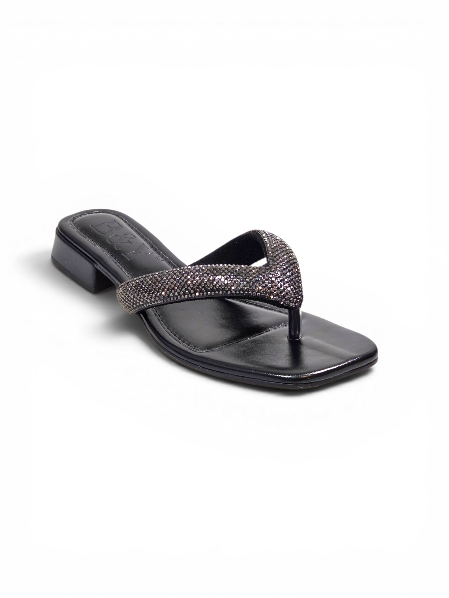 Chinelo 1222 Preto Salto Baixo