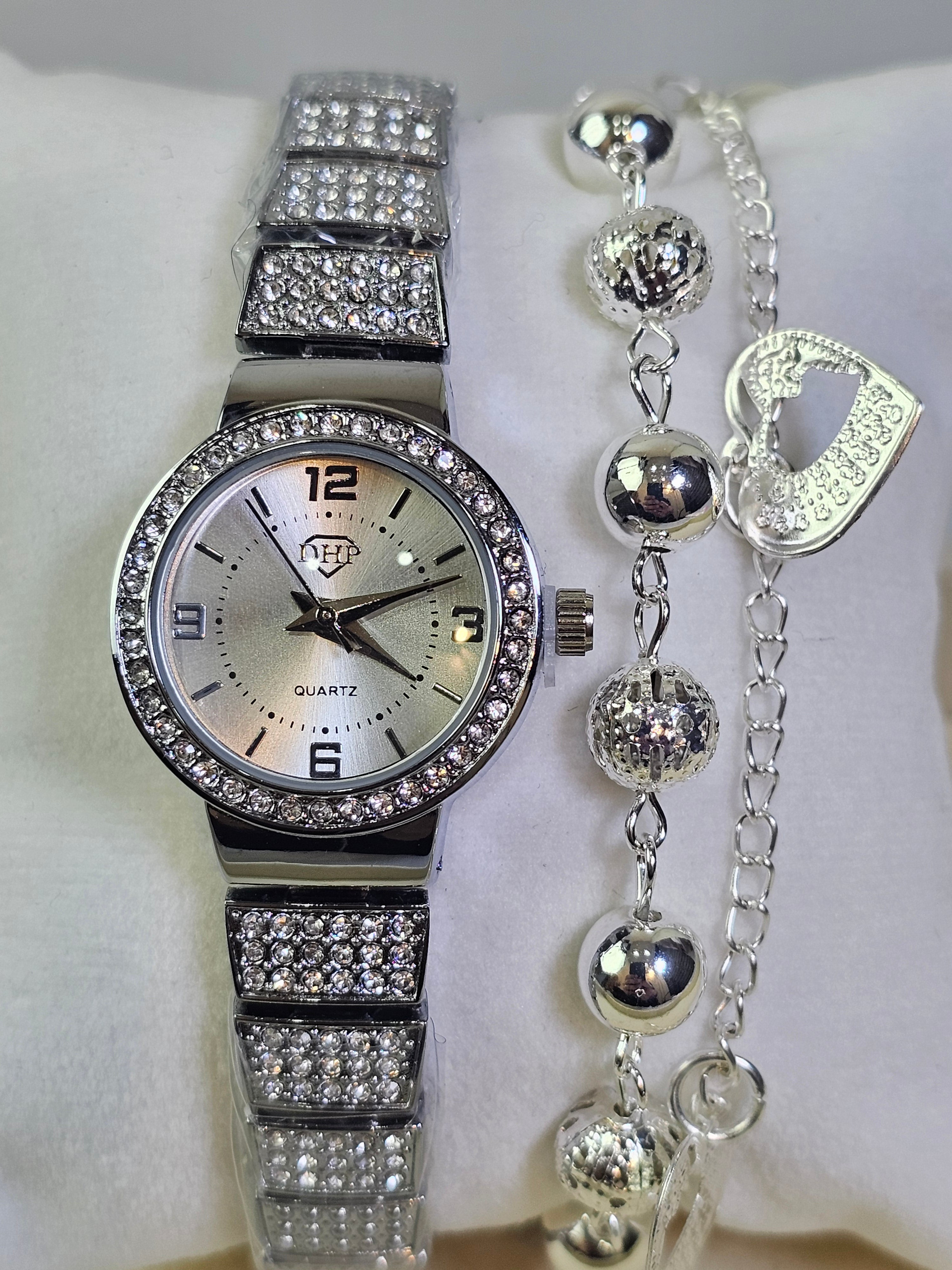 Relógio Prova d’Água com Pulseira Folheada 029