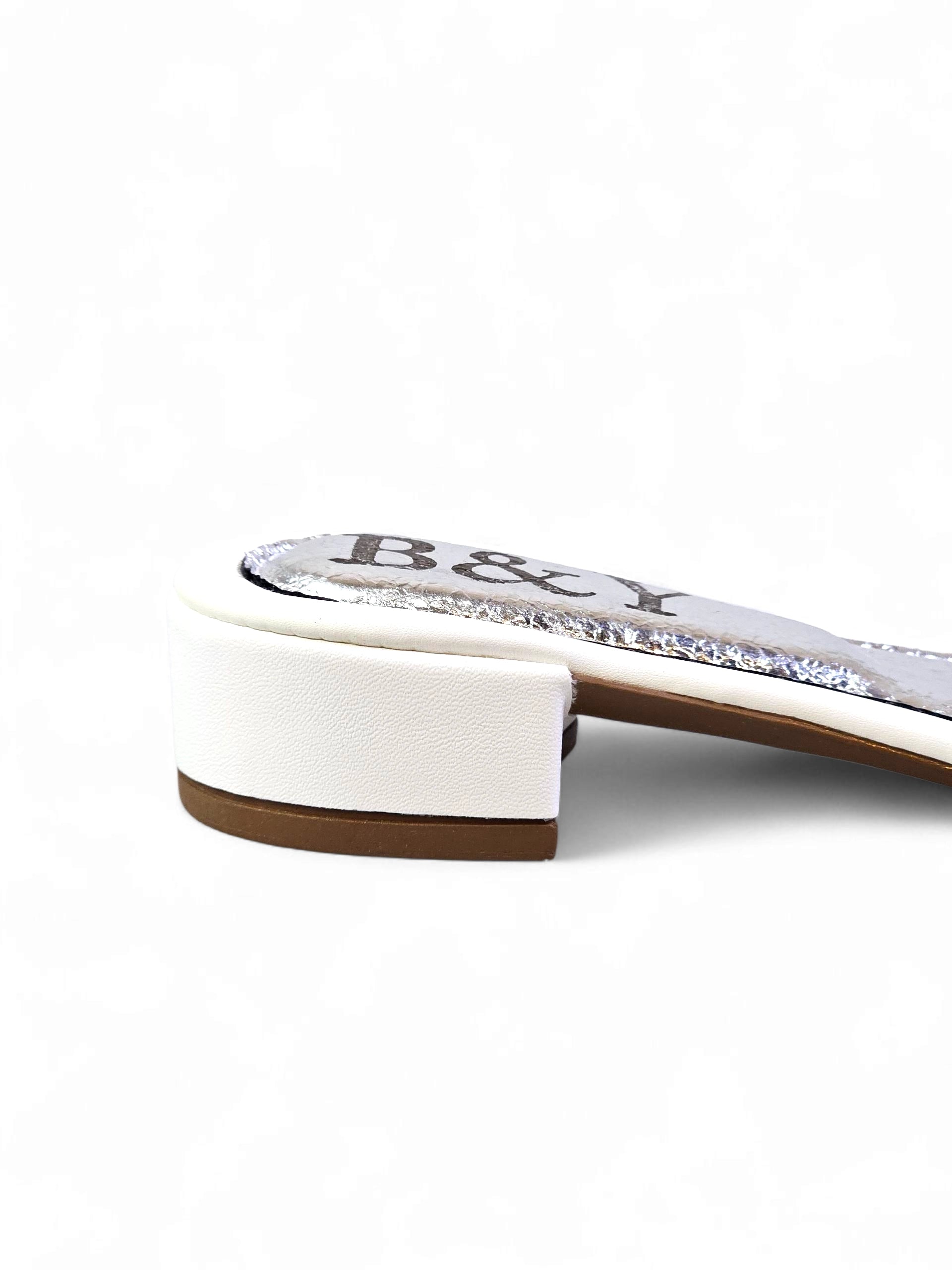 Tamanco 9759 Branco Salto Bloco