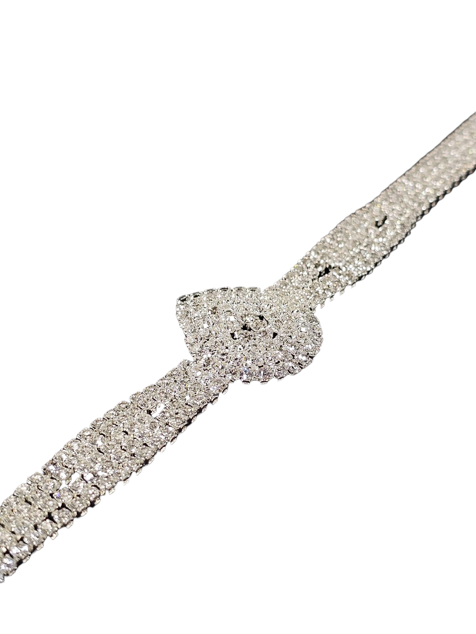 Pulseira Cristal Prata 002