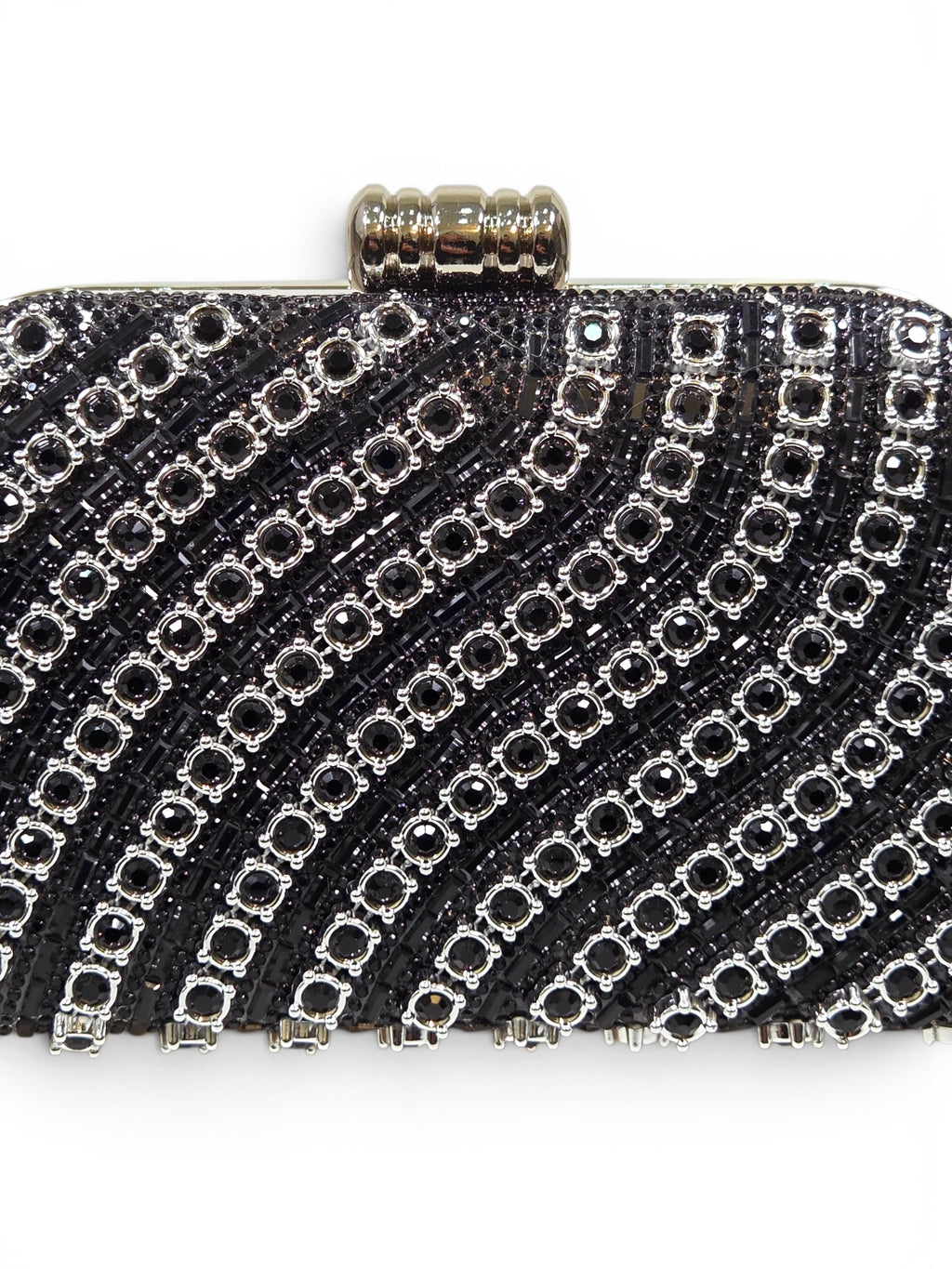 Bolsa Stella Clutch Cristal Preto 1088