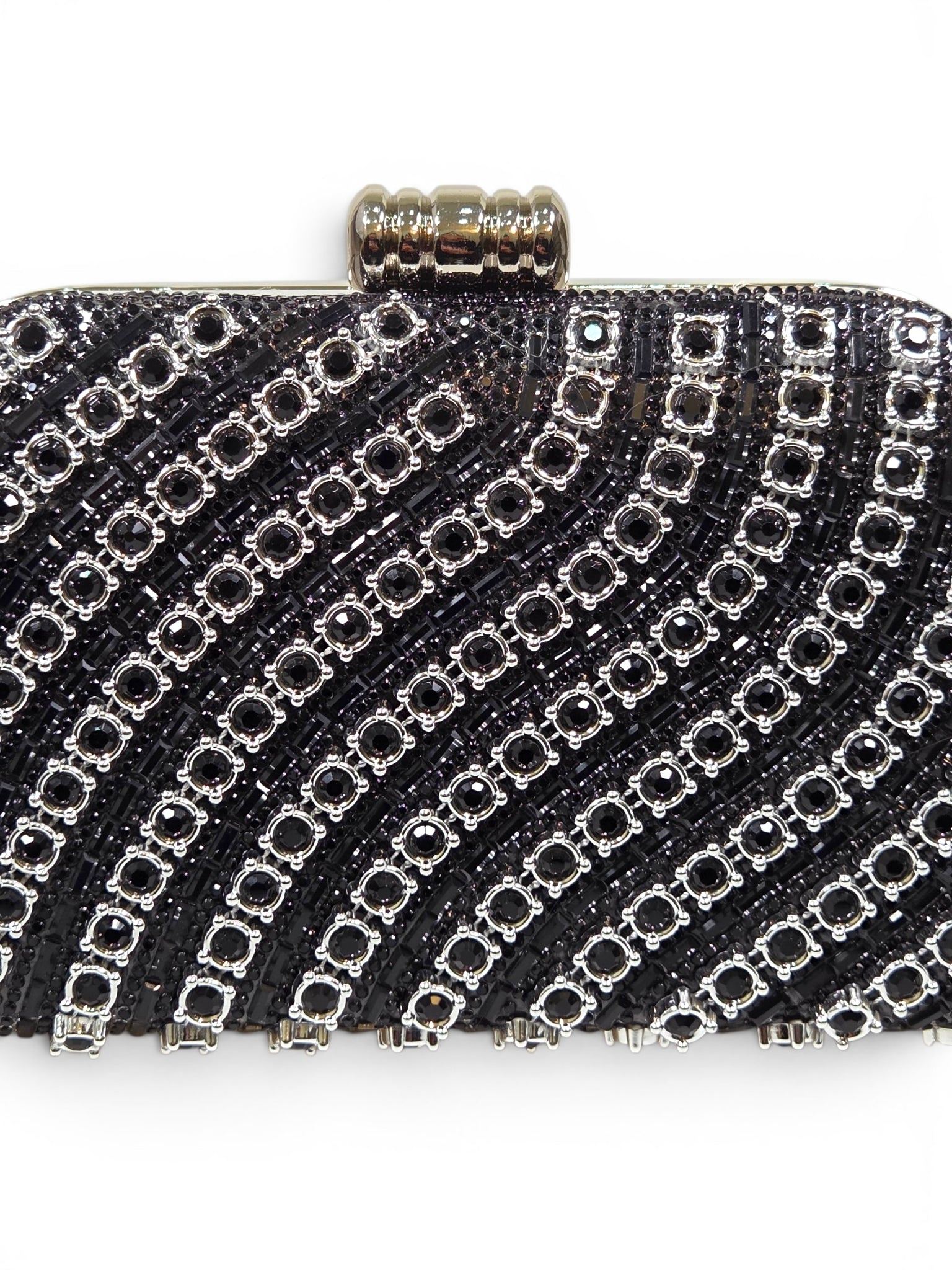 Bolsa Stella Clutch Cristal Preto 1088