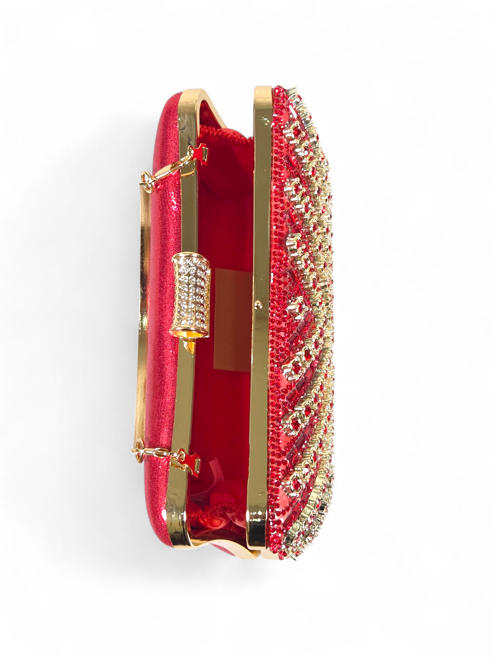 Bolsa Clutch Cristal Vermelho 1050
