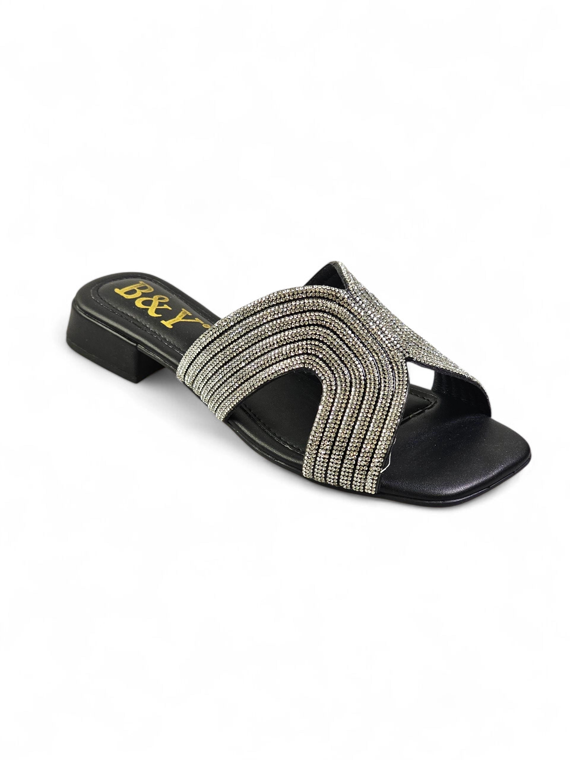 Tamanco 3005 Preto Salto Baixo