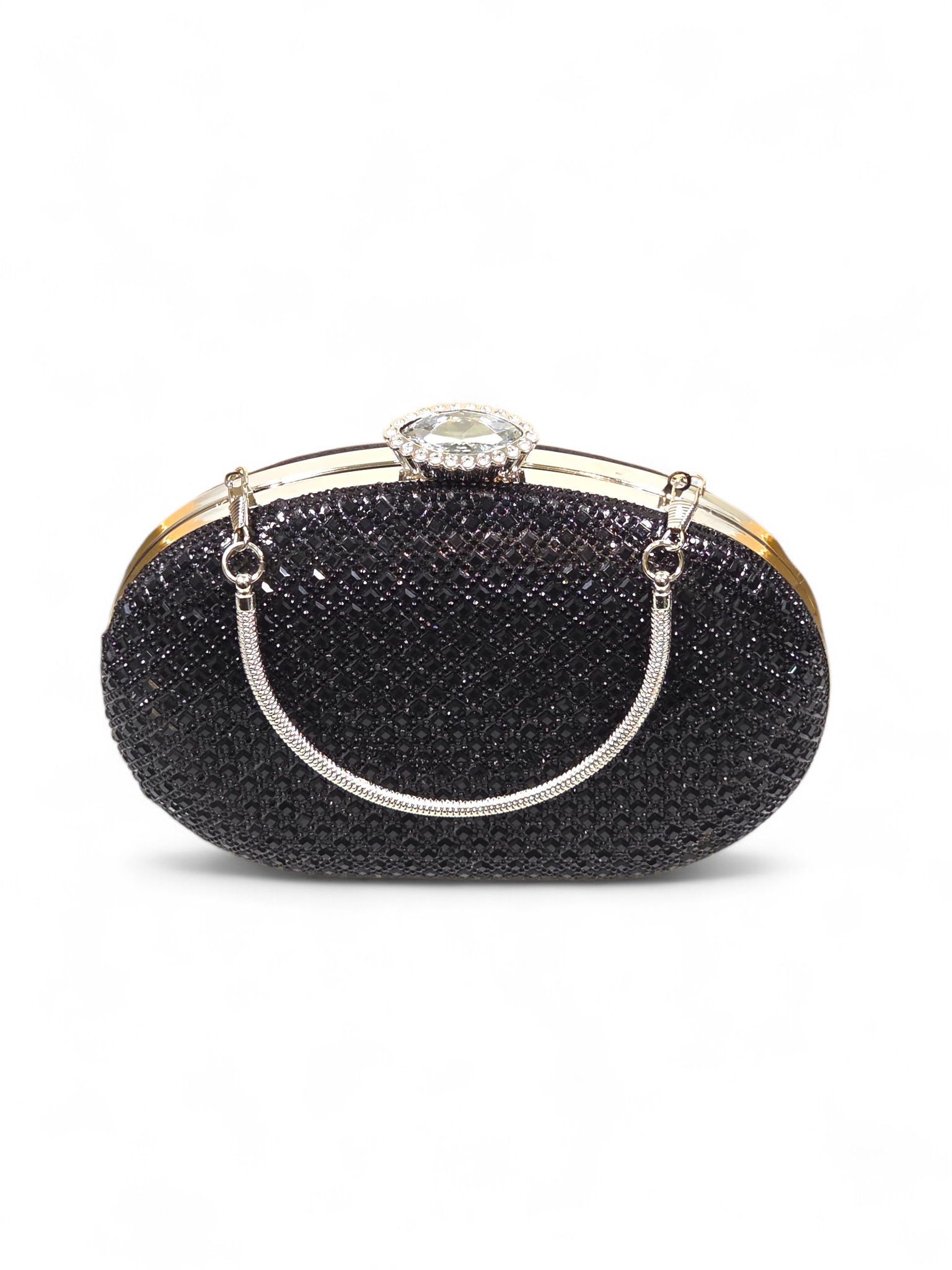Bolsa Clutch Cristal Preto 1057