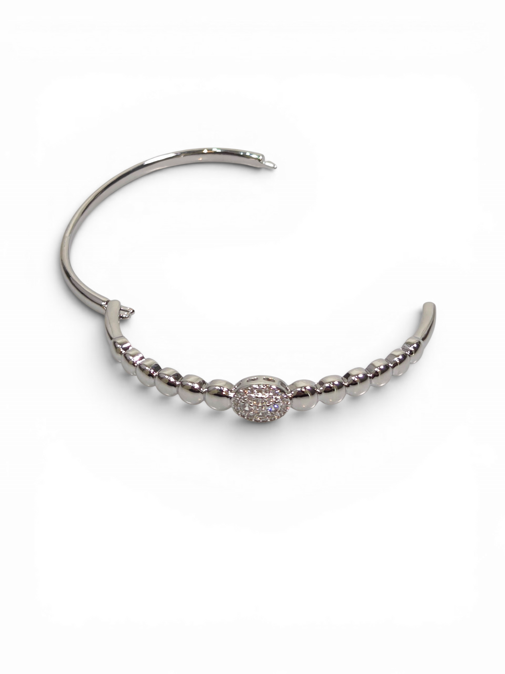 Pulseira Cristal Zirconia Prata 2015