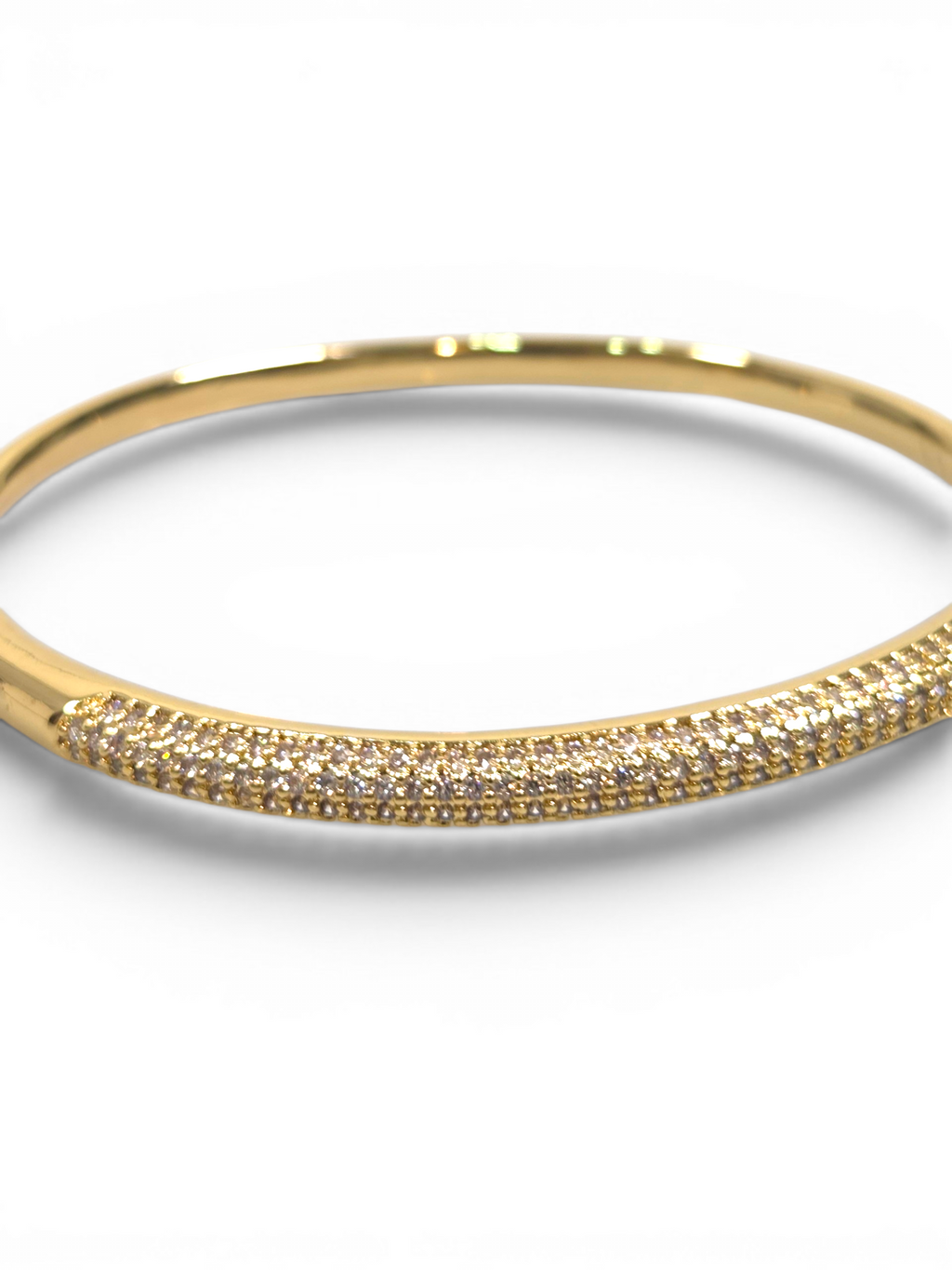 Pulseira Cristal Zirconia Dourada 2008