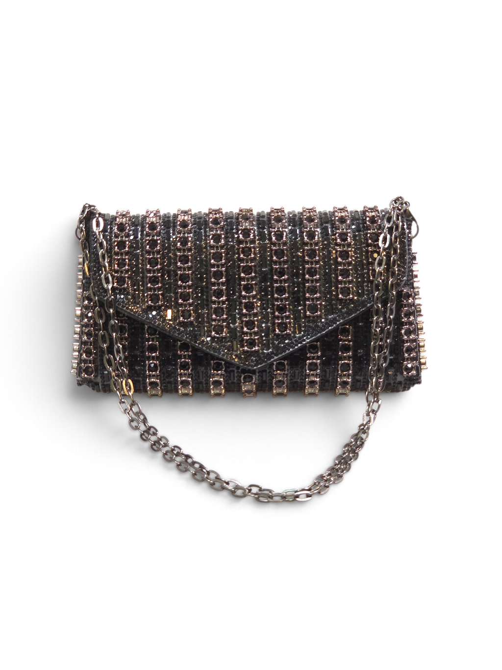Carteira Royal Clutch Cristal Preto 1104