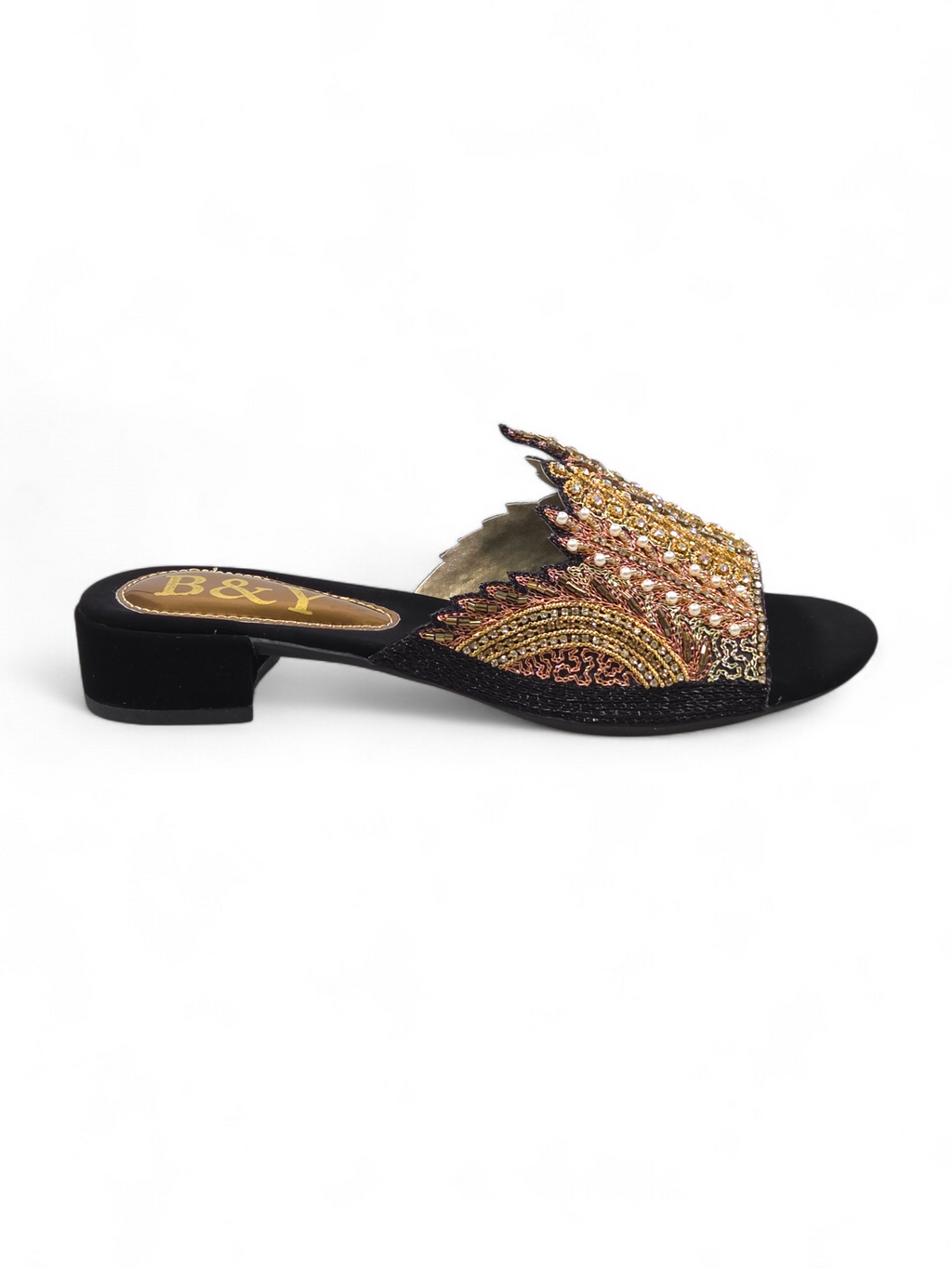 Tamanco 9780 Preto Salto Bloco 3 cm