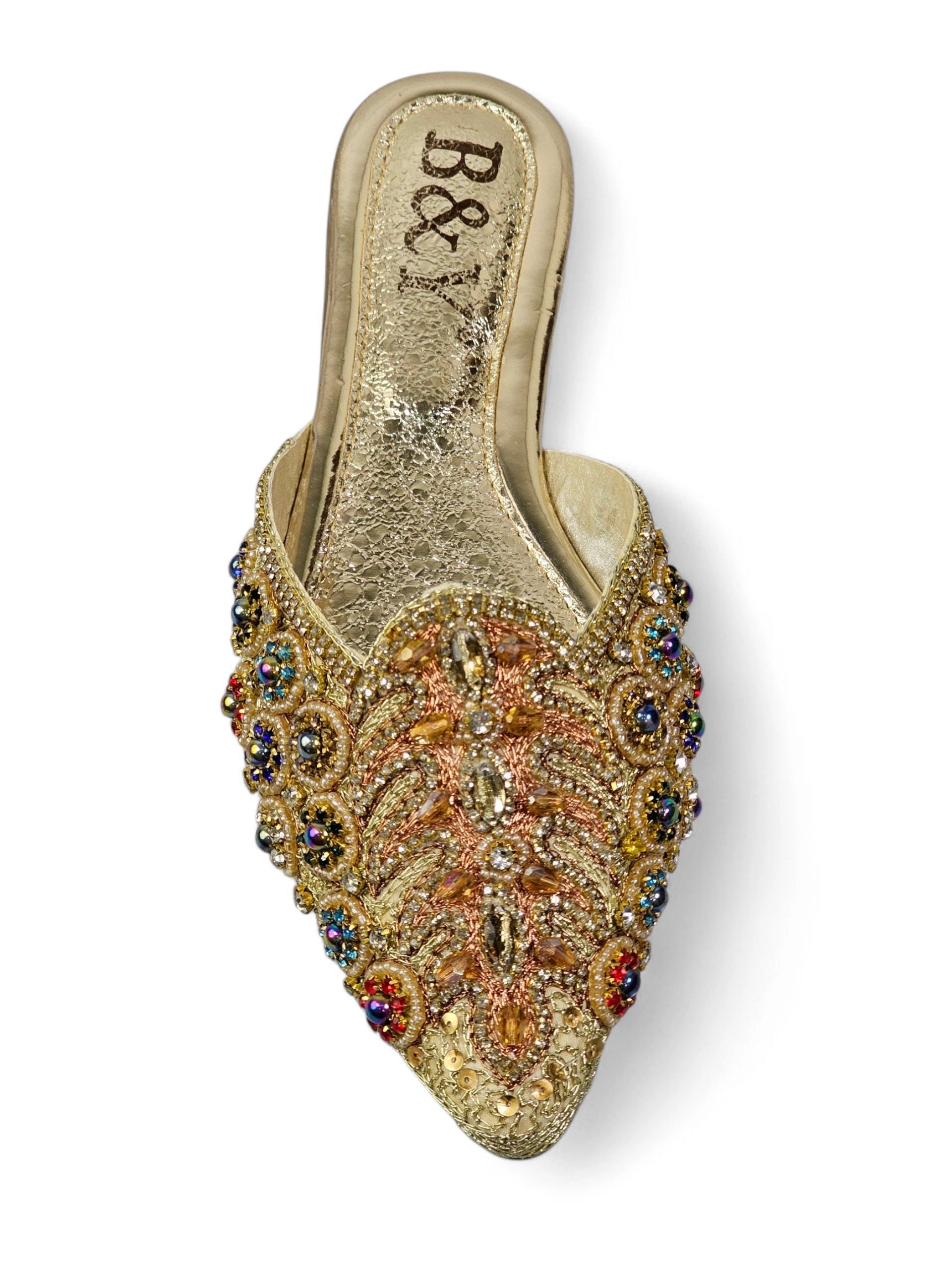 Mule 9519 Dourado Sem Salto