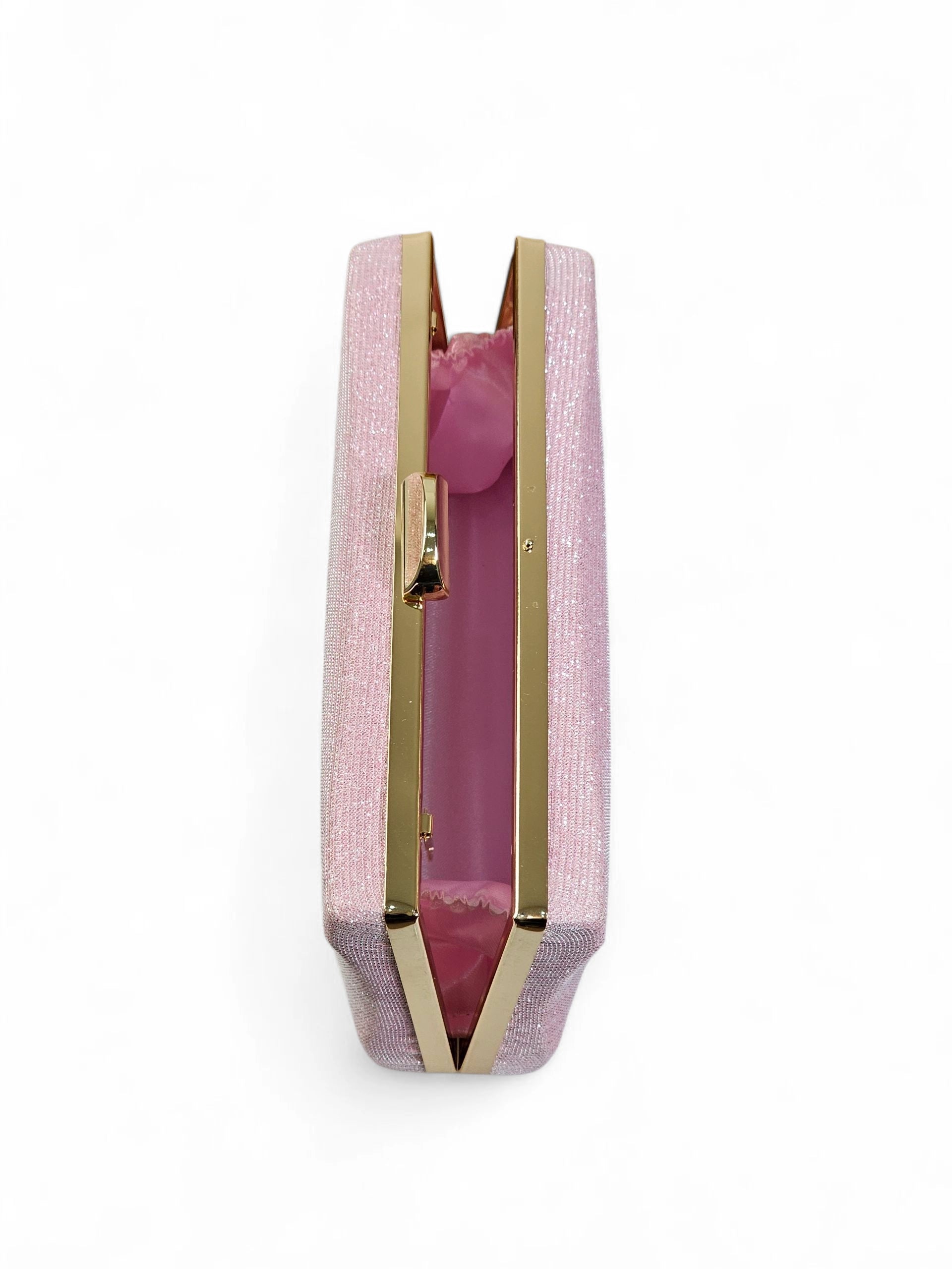 Bolsa Clutch Glitter Rosa 026