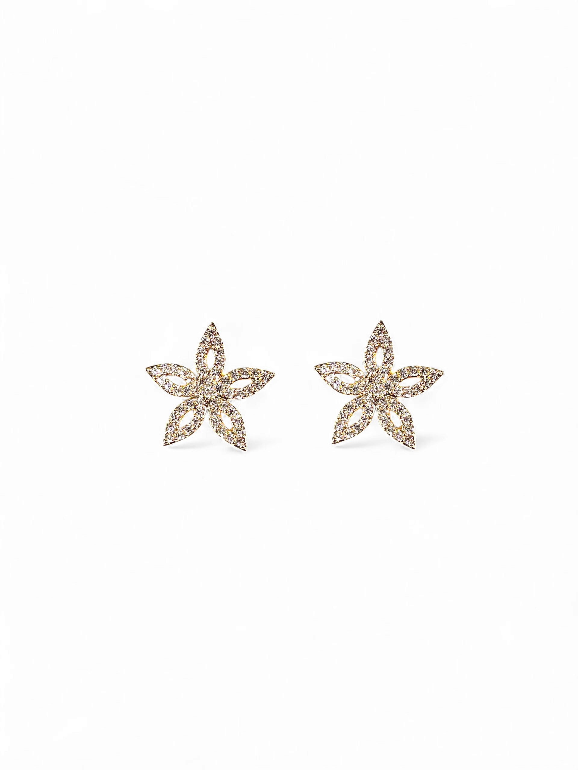 Brinco Zirconia Dourado 025