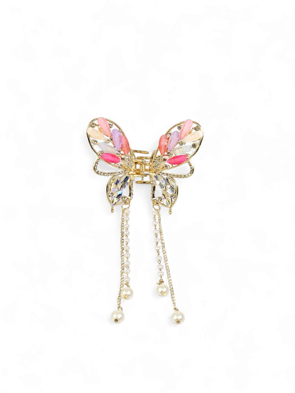 Prendedor Cristal Borboleta Grande 064