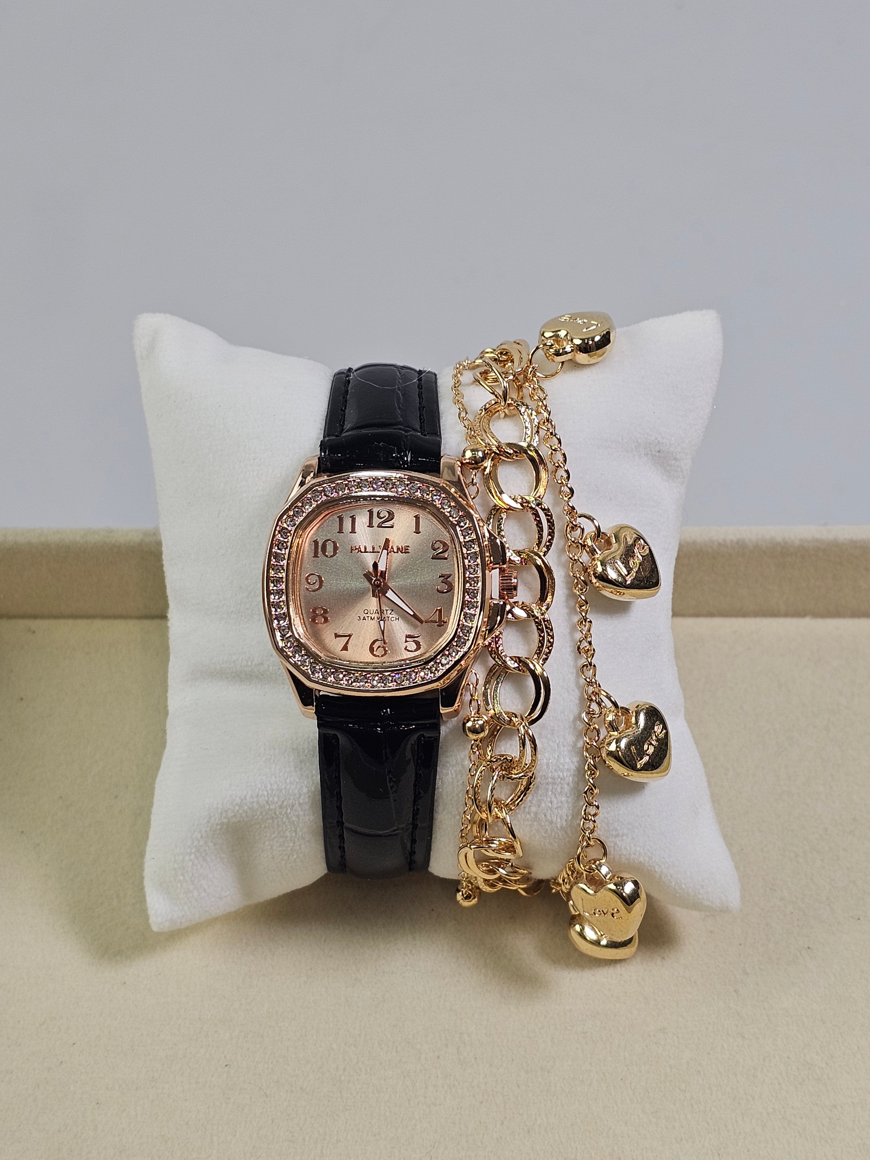 Relógio Prova d’Água com Pulseira Folheada 050