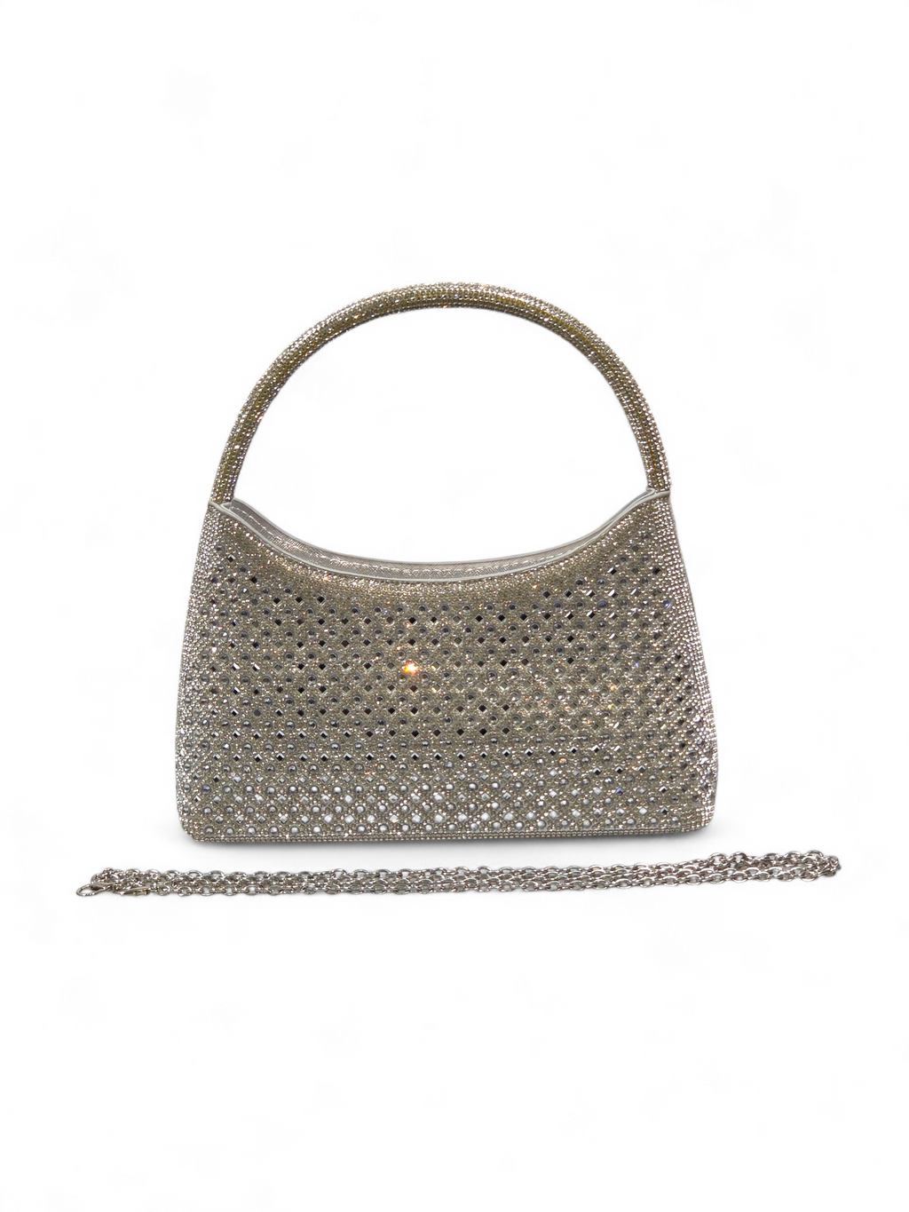Bolsa Cristal Prata 1079