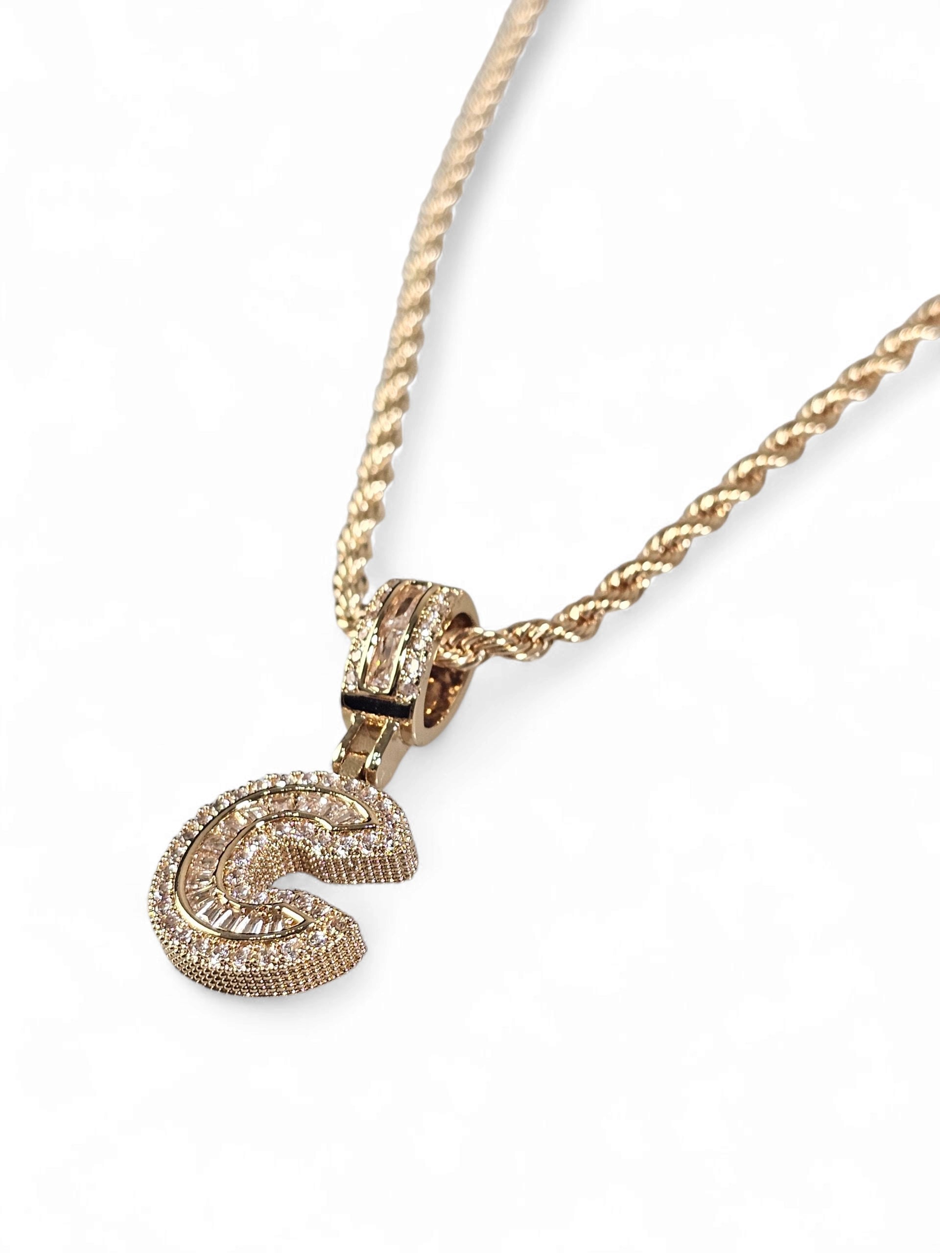 Colar Inicial (C) Zirconia