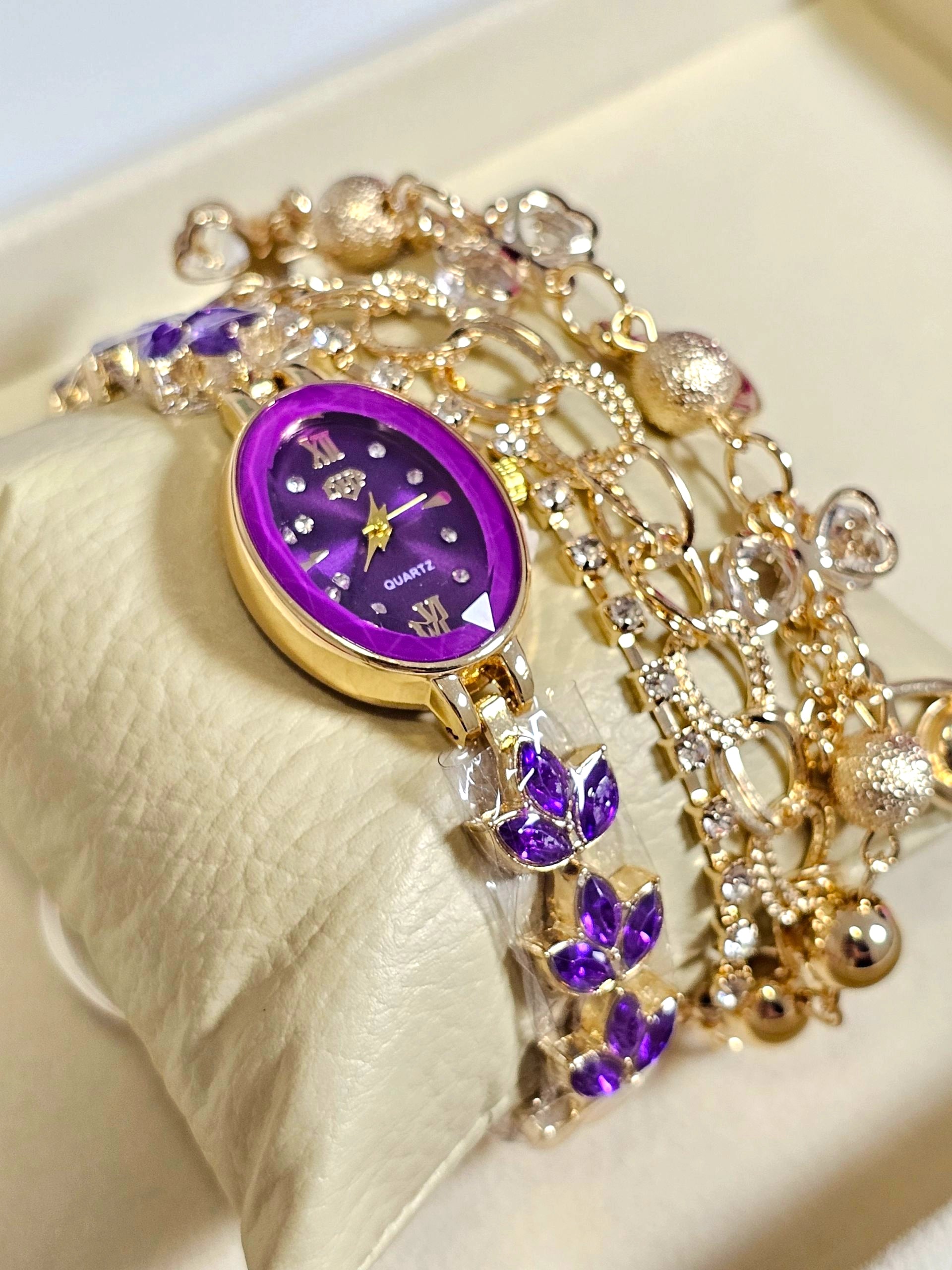 Relógio Prova d’Água com Pulseira Folheada 003