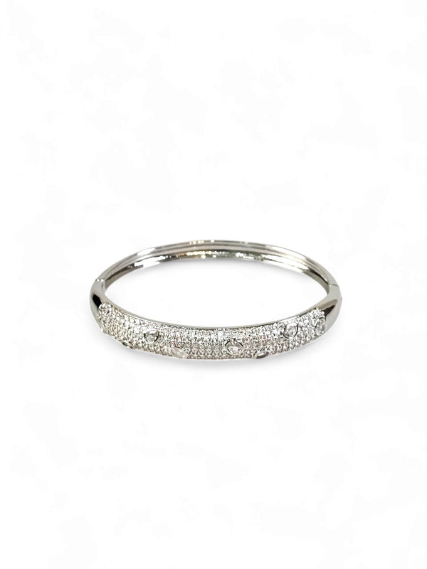 Pulseira Cristal Zirconia Prata 010