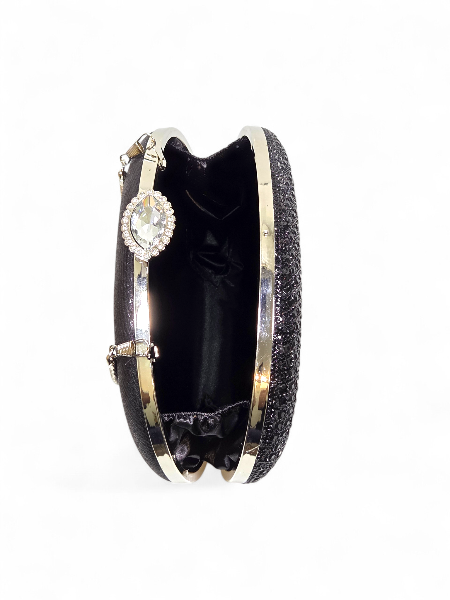 Bolsa Clutch Cristal Preto 1057