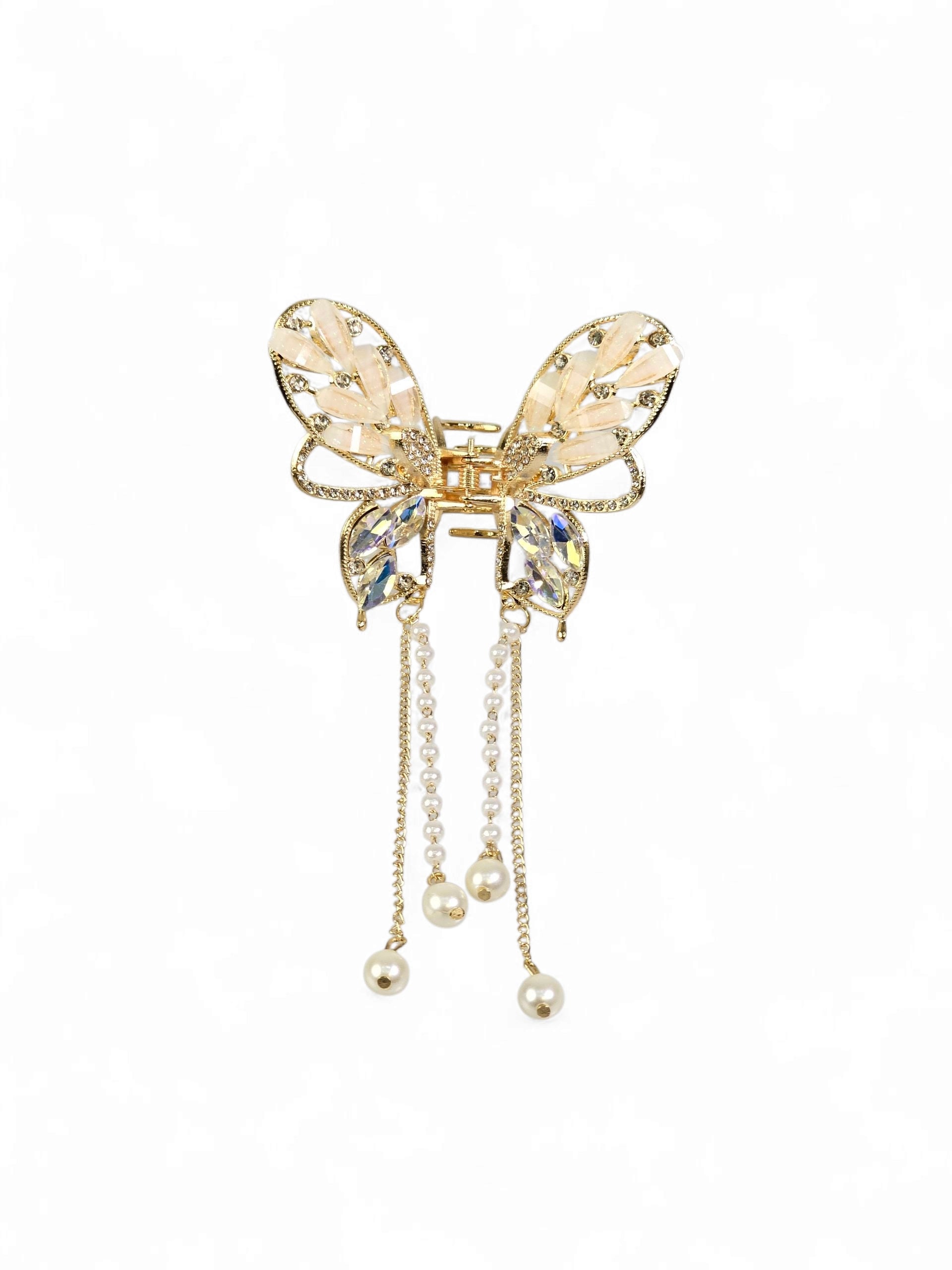 Prendedor Cristal Borboleta Grande 057