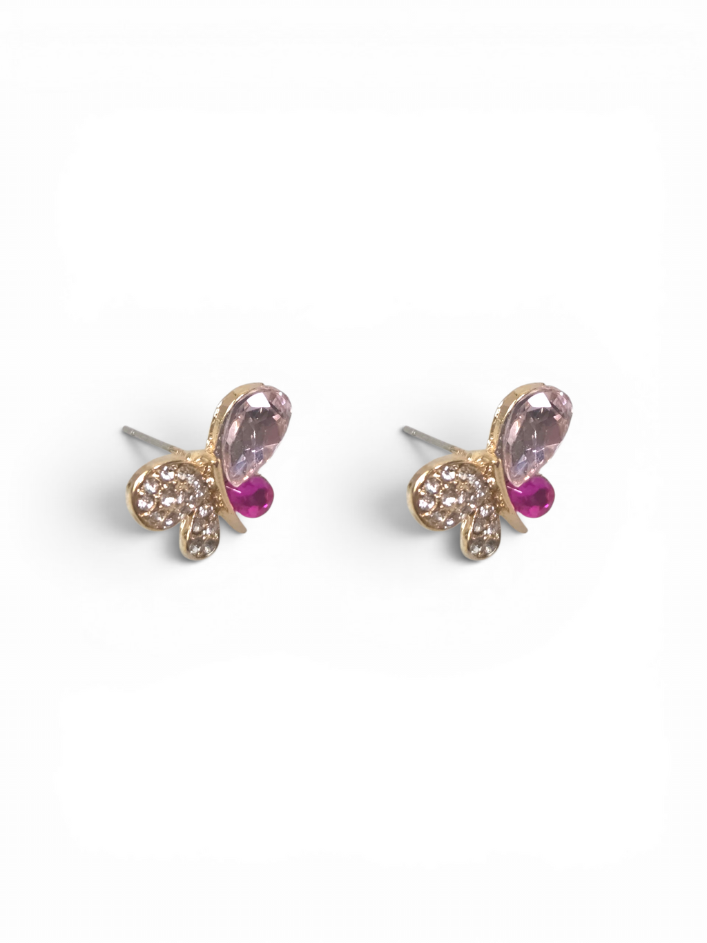 Brinco Cristal Zirconia Dourado #2050