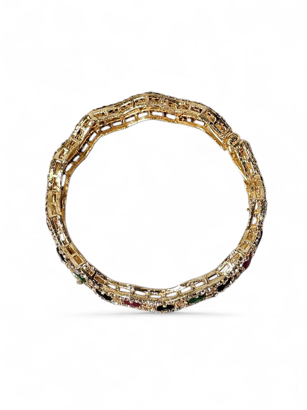 Bracelete Dourado Semi Joia 009