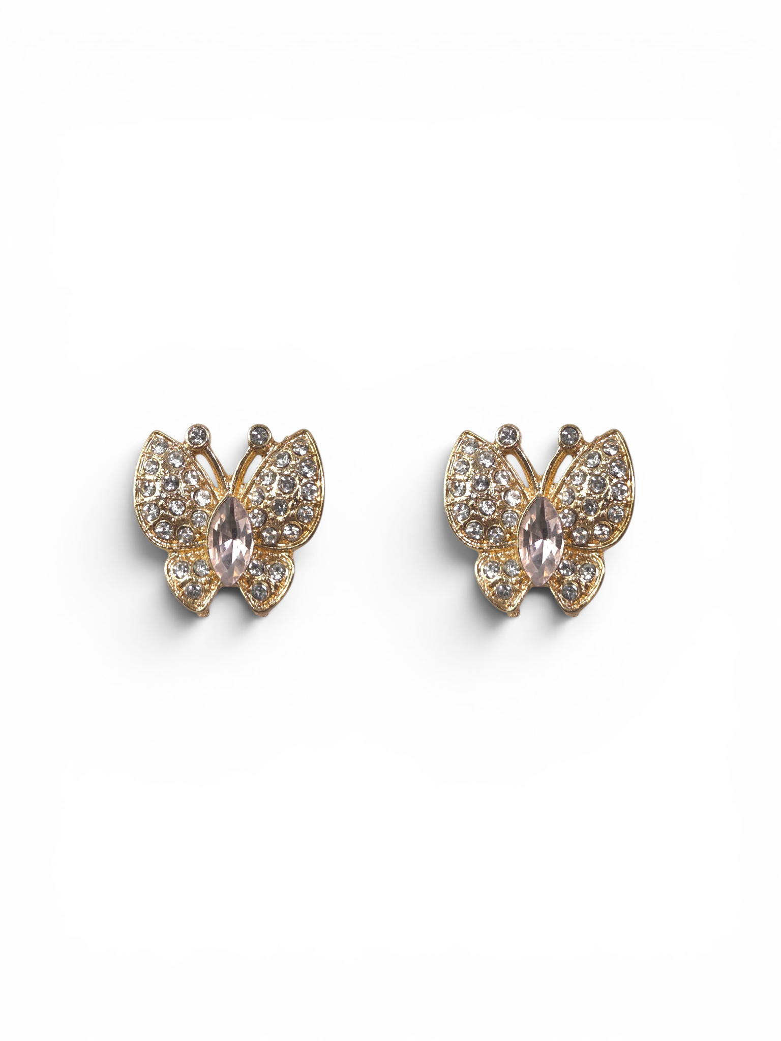 Brinco Cristal Zirconia Dourado #2048