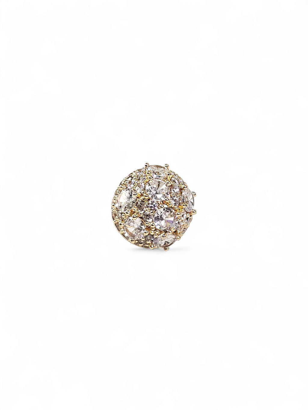 Brinco Zirconia Dourado 005
