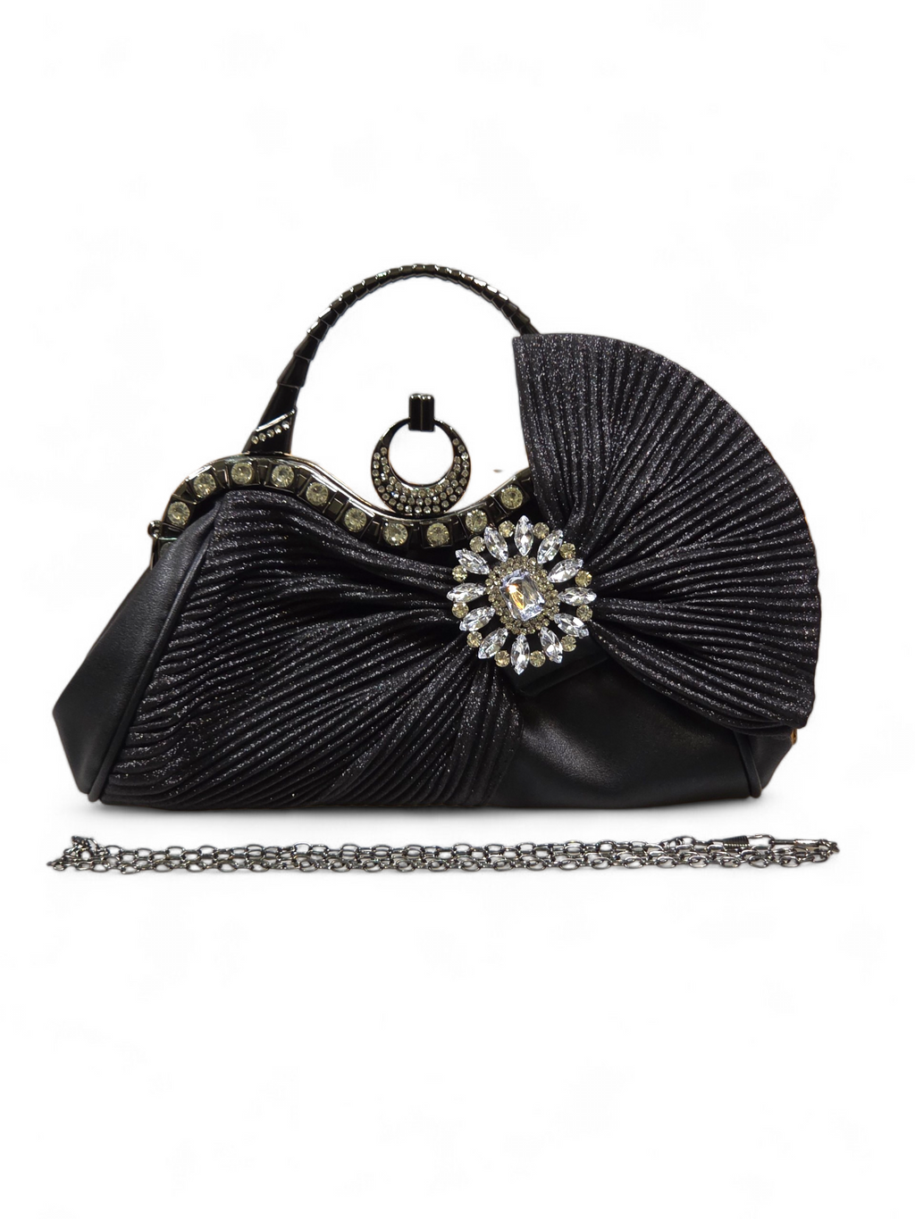 Bolsa Clutch Cristal Preto 1083